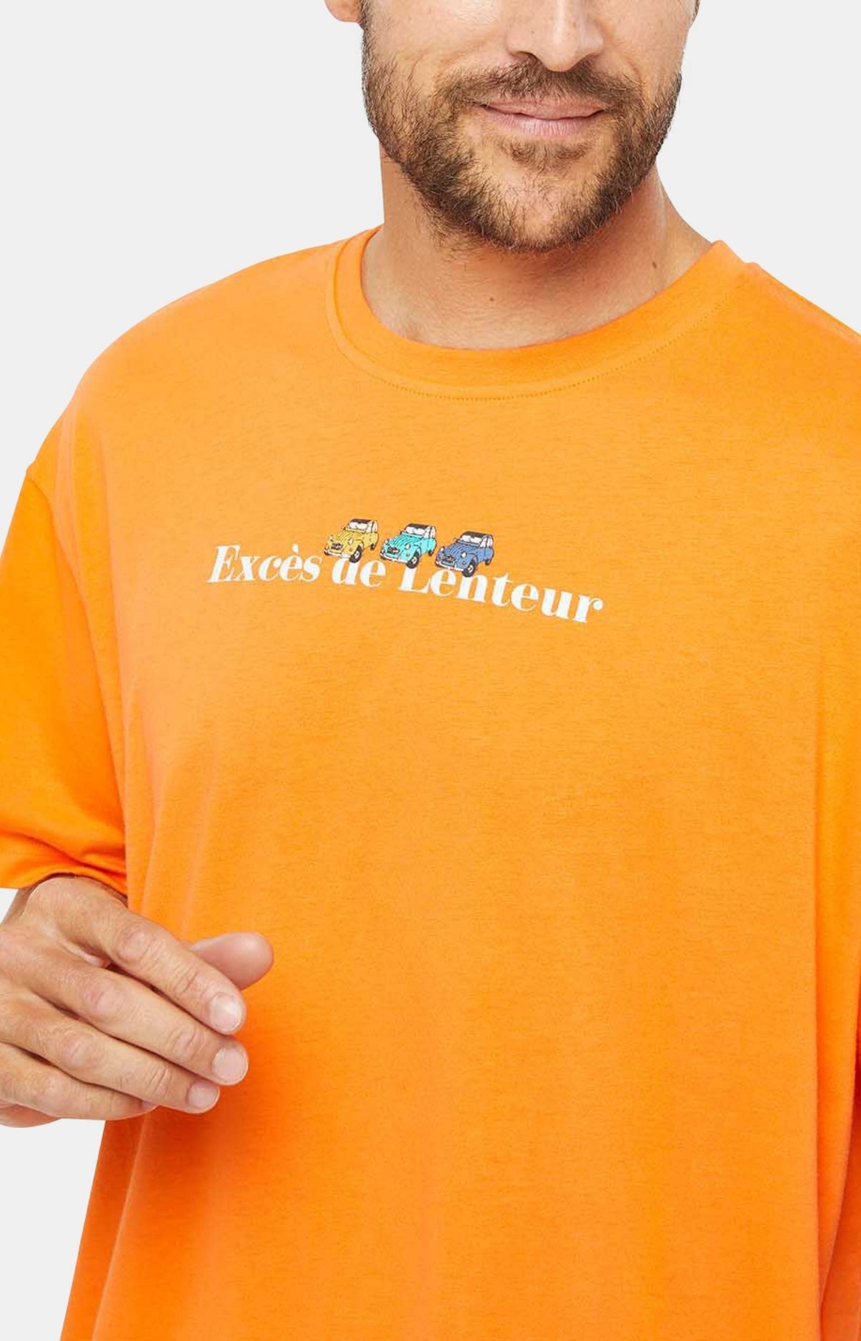 Maxi Tee-shirt Homme 2CV Orange 2