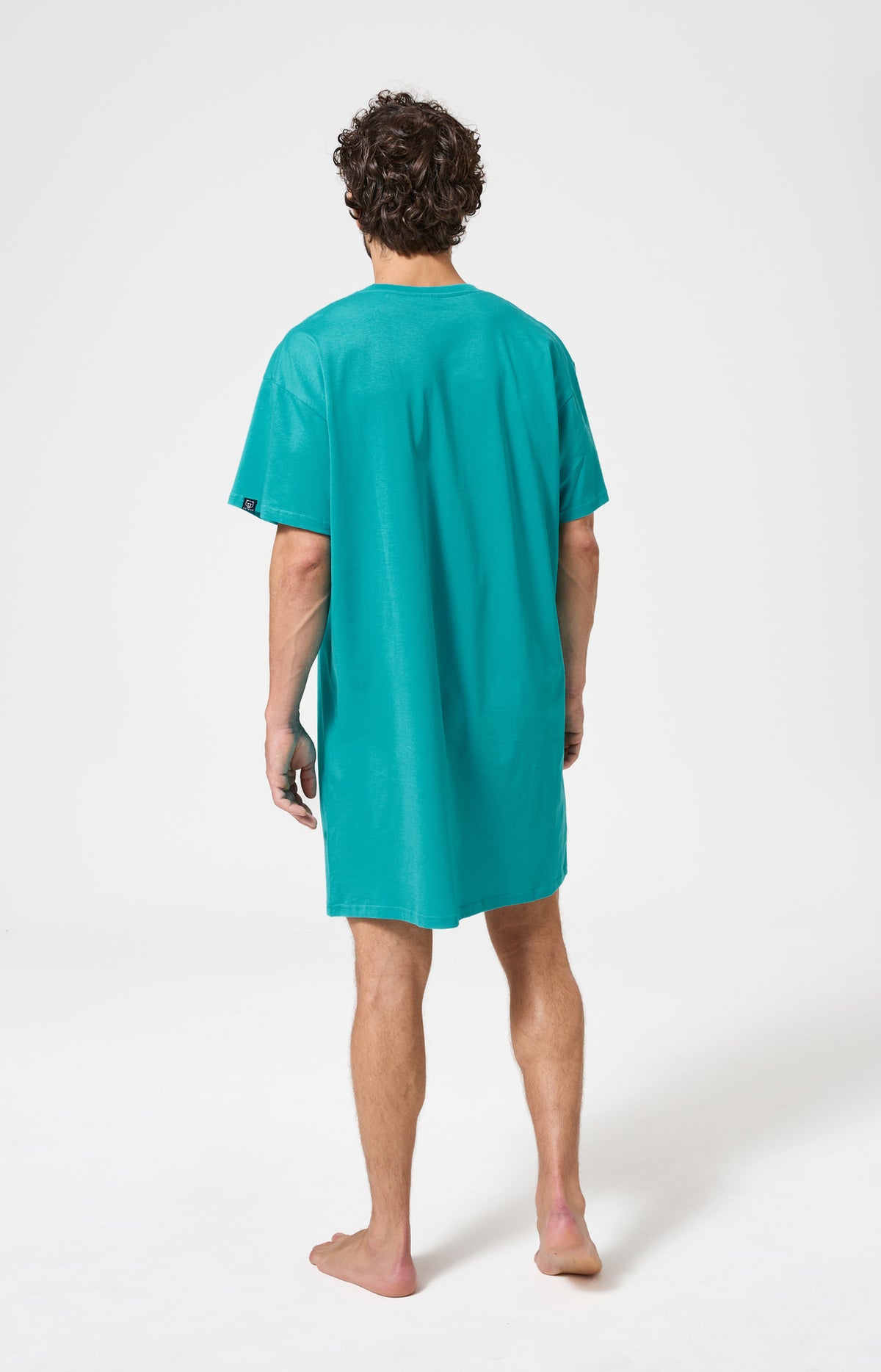 Chemise de nuit Homme IA de la joie Manches courtes Imprimé robots 5