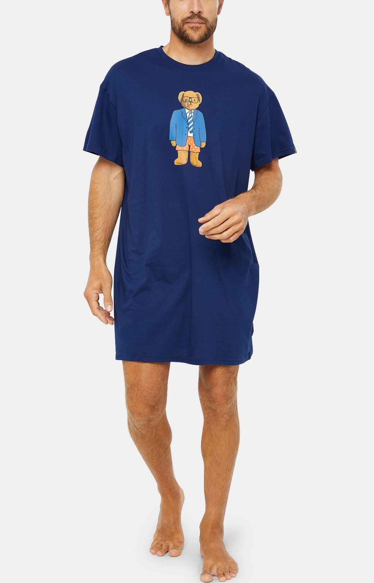 Maxi Tee-shirt Homme Teddy Marine 1
