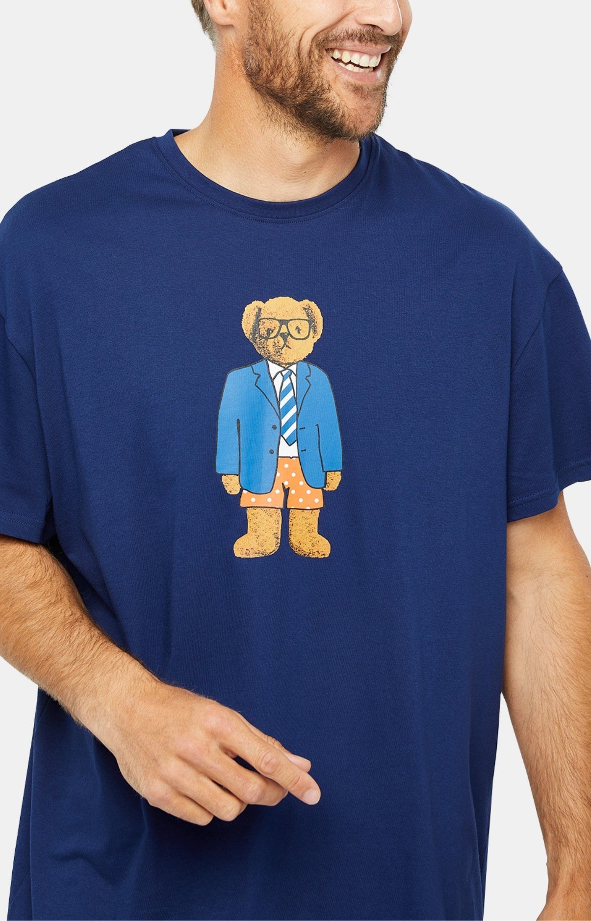 Maxi Tee-shirt Homme Teddy Marine 2