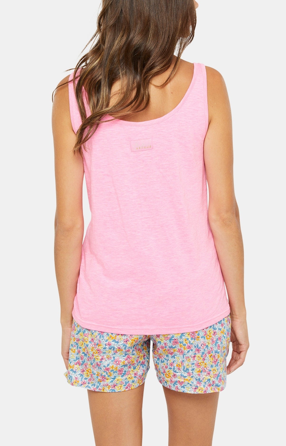 Débardeur Femme Coton et lin Rose 4