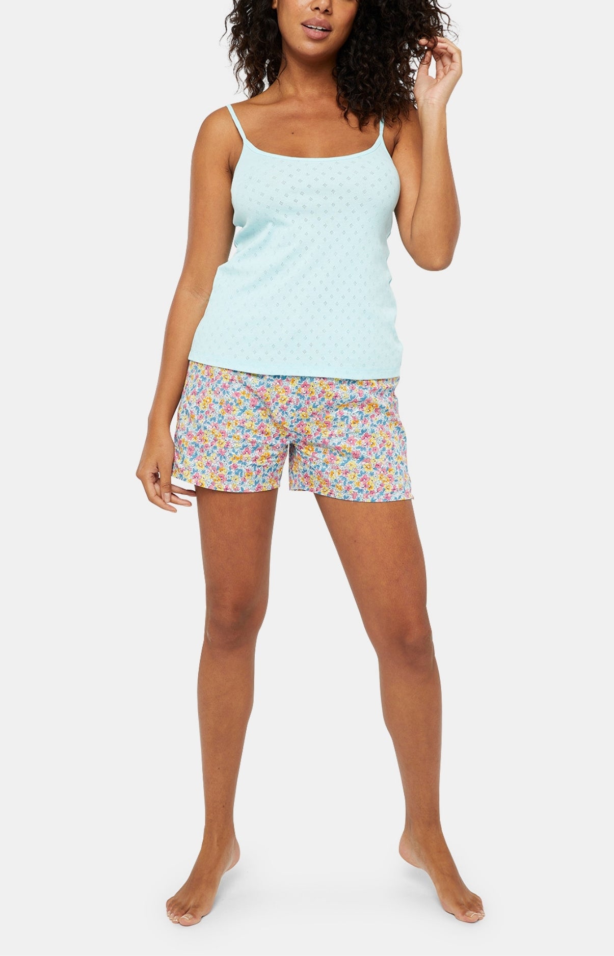 Short Femme Fleur Multicolore 15