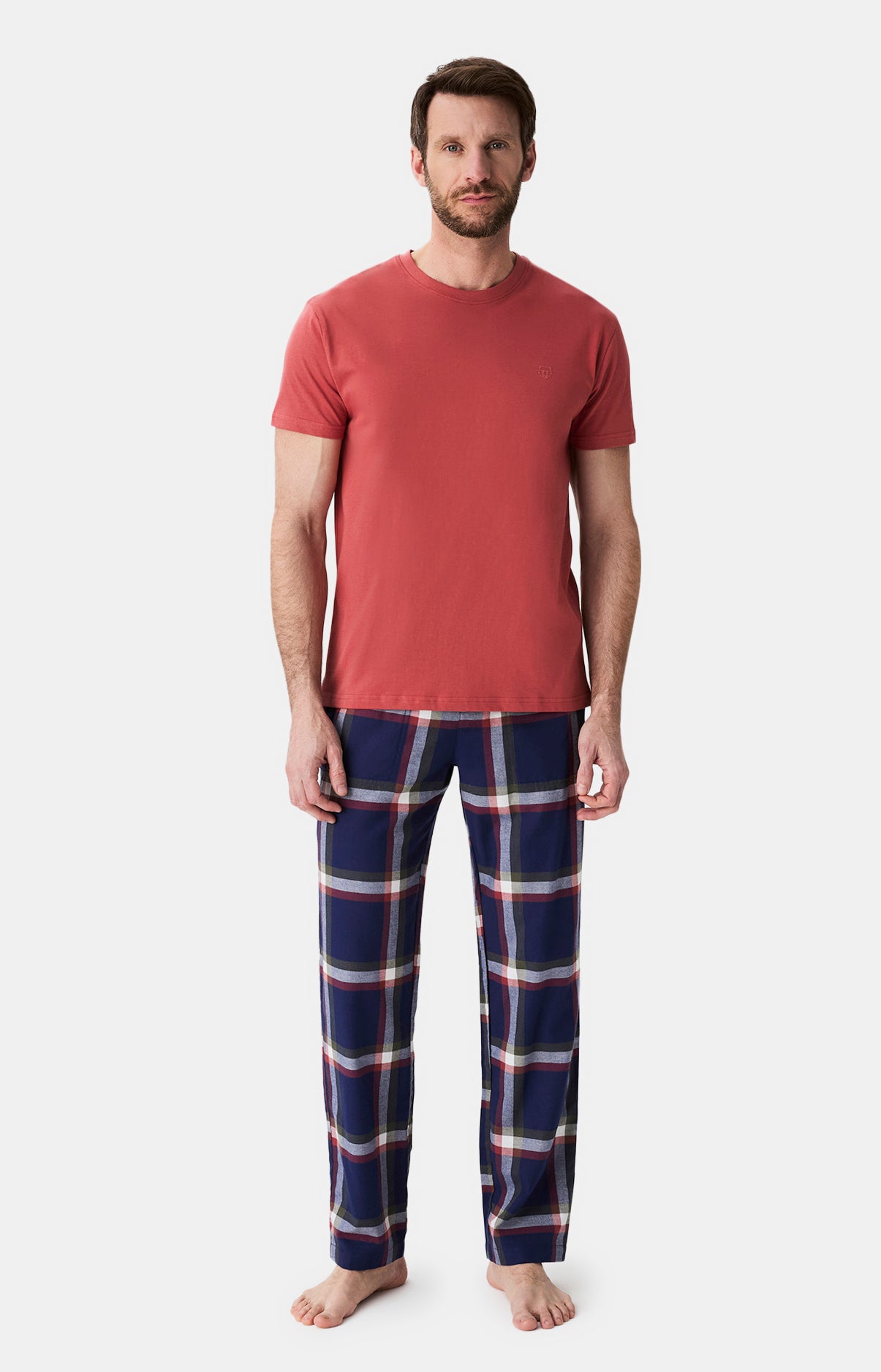 Hauts Homme shirt Terracotta TERRE 7