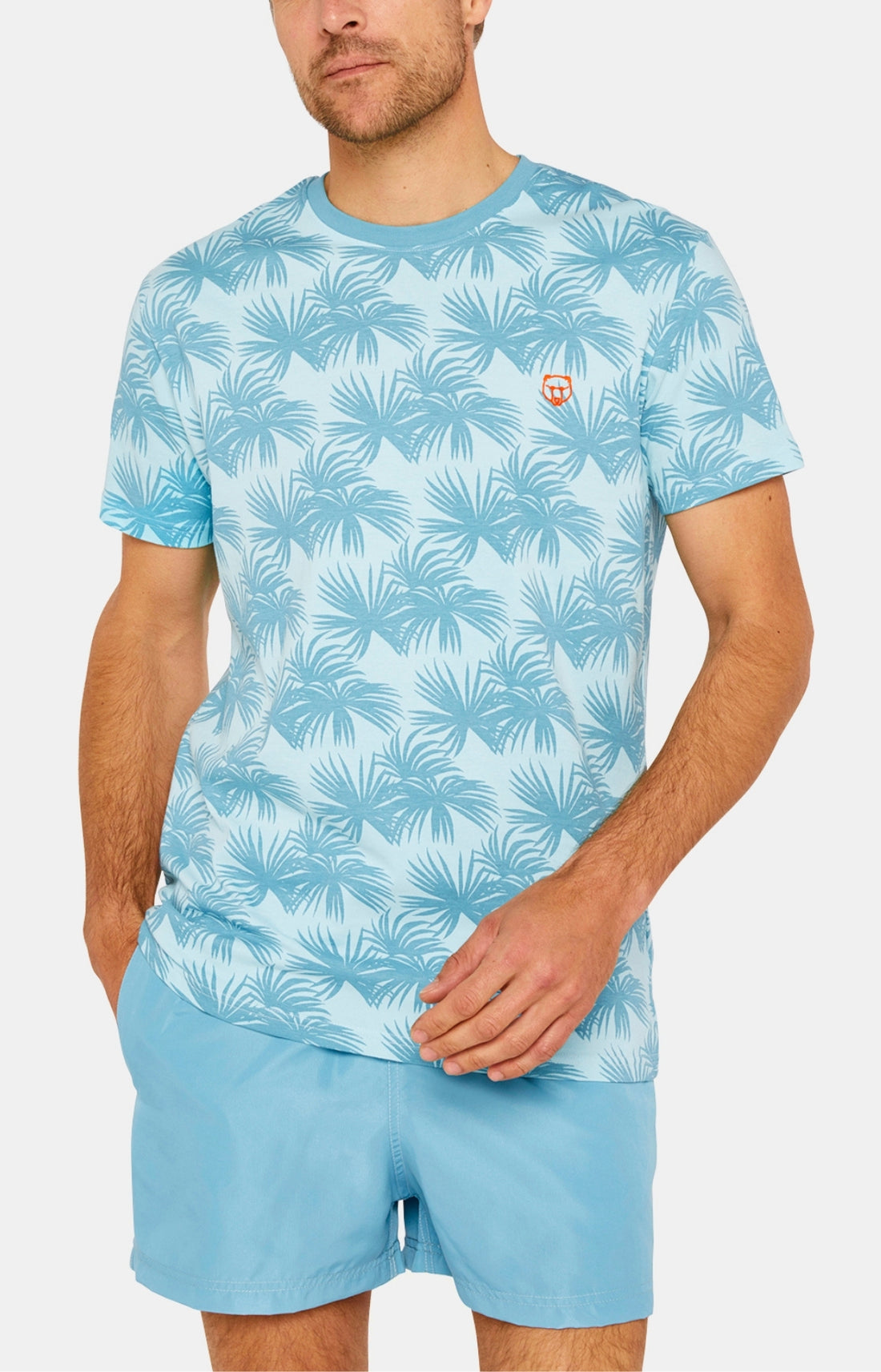 Short-sleeved tee-shirt - Palm tree