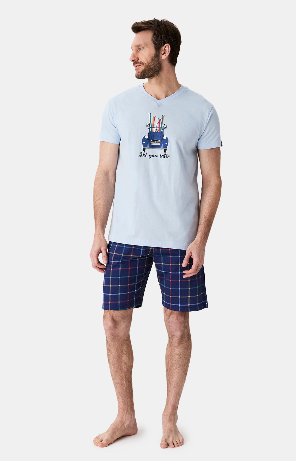 Pyjamas Homme Ski You Later MARINE 4