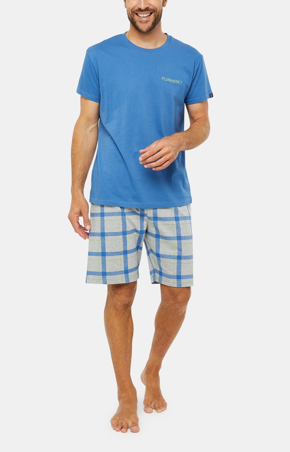 Pyjashort Homme Addict Gris 1