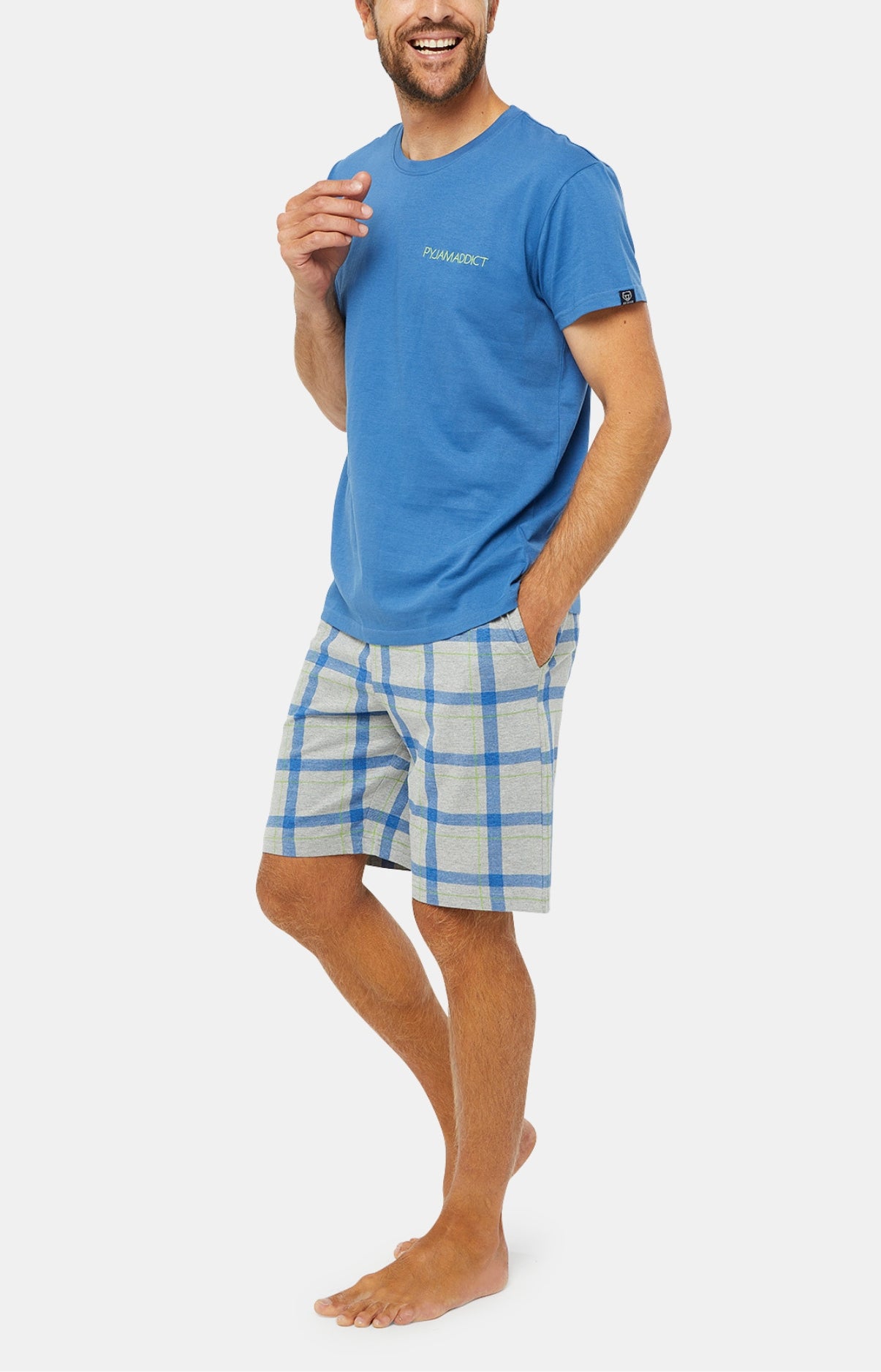 Pyjashort Homme Addict Gris 2