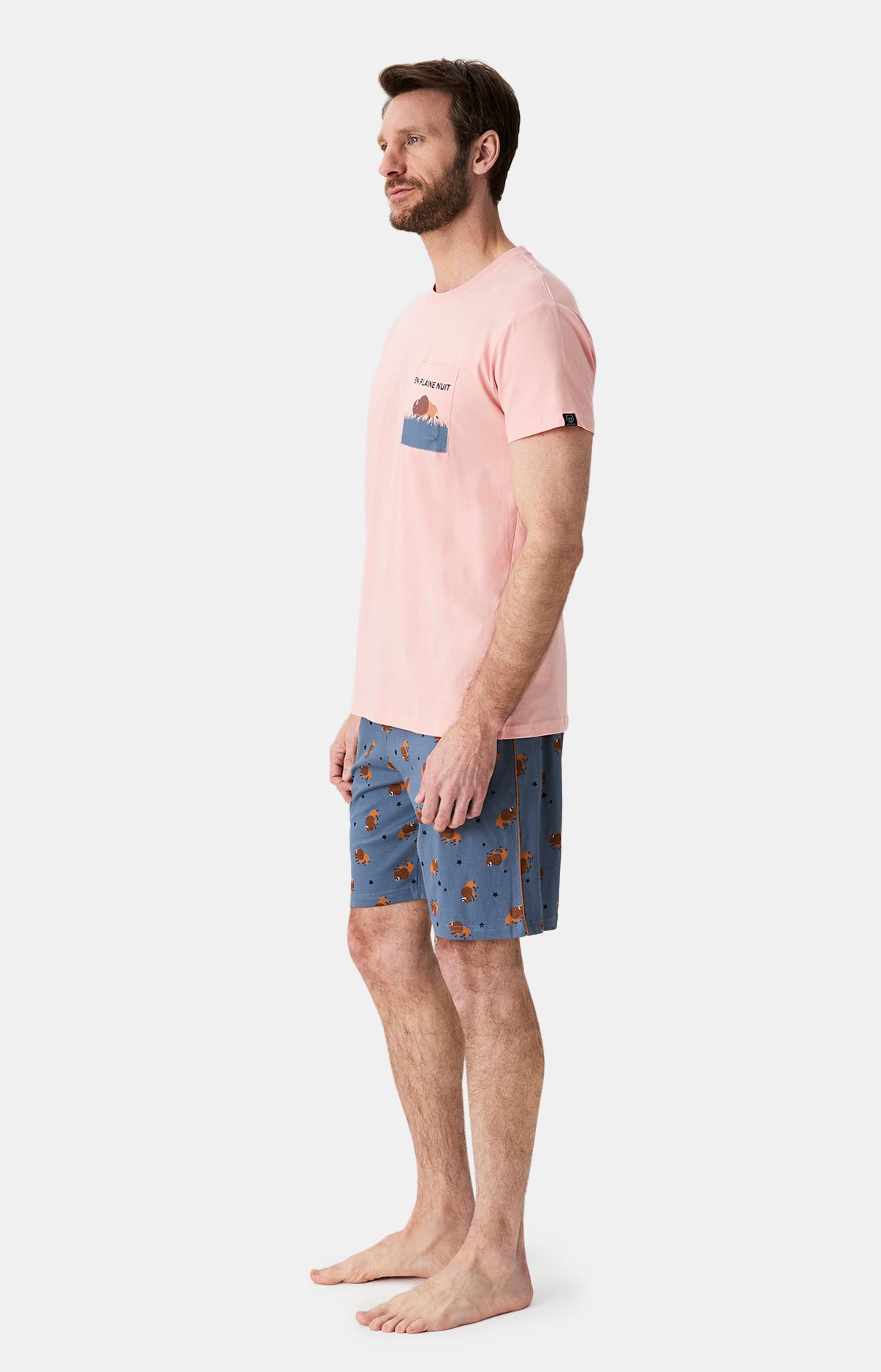 Pyjamas Homme En Plaine nuit ARDOISE 5