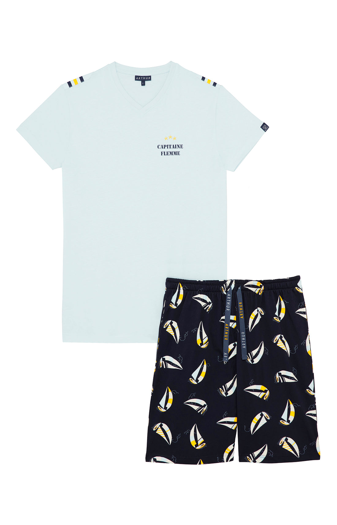 Pyjashort Capitaine Flemme 1