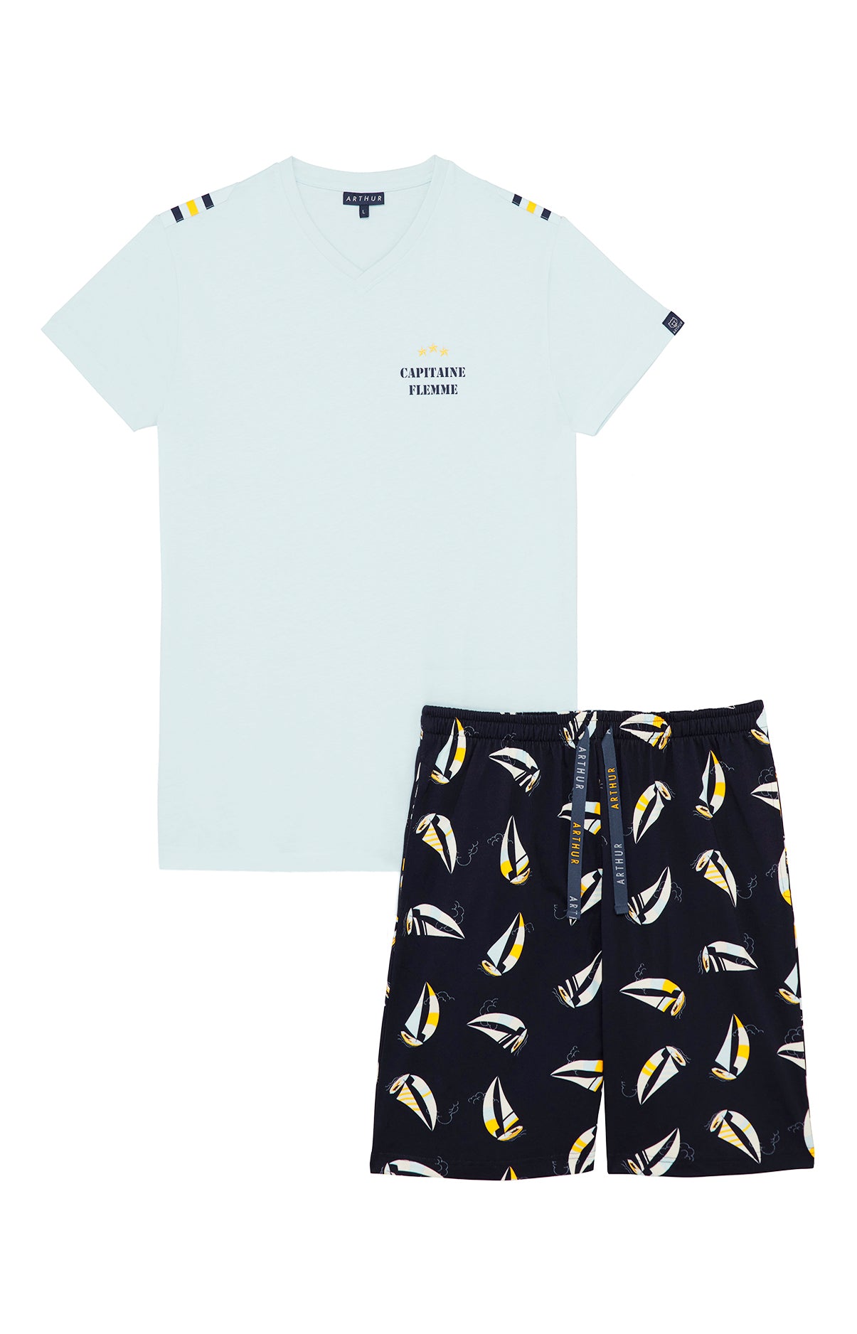 Pyjashort Capitaine Flemme 1