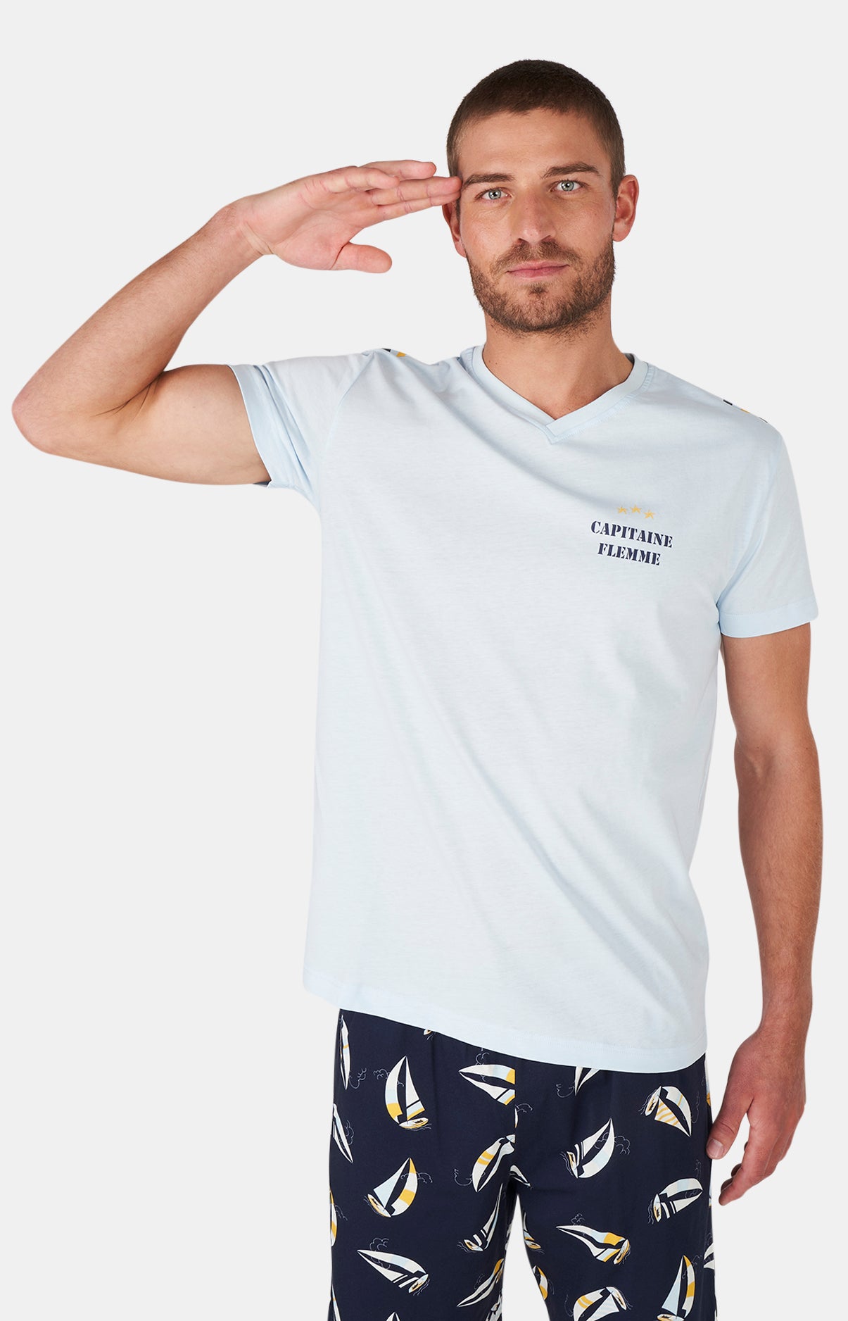Pyjashort Capitaine Flemme 1