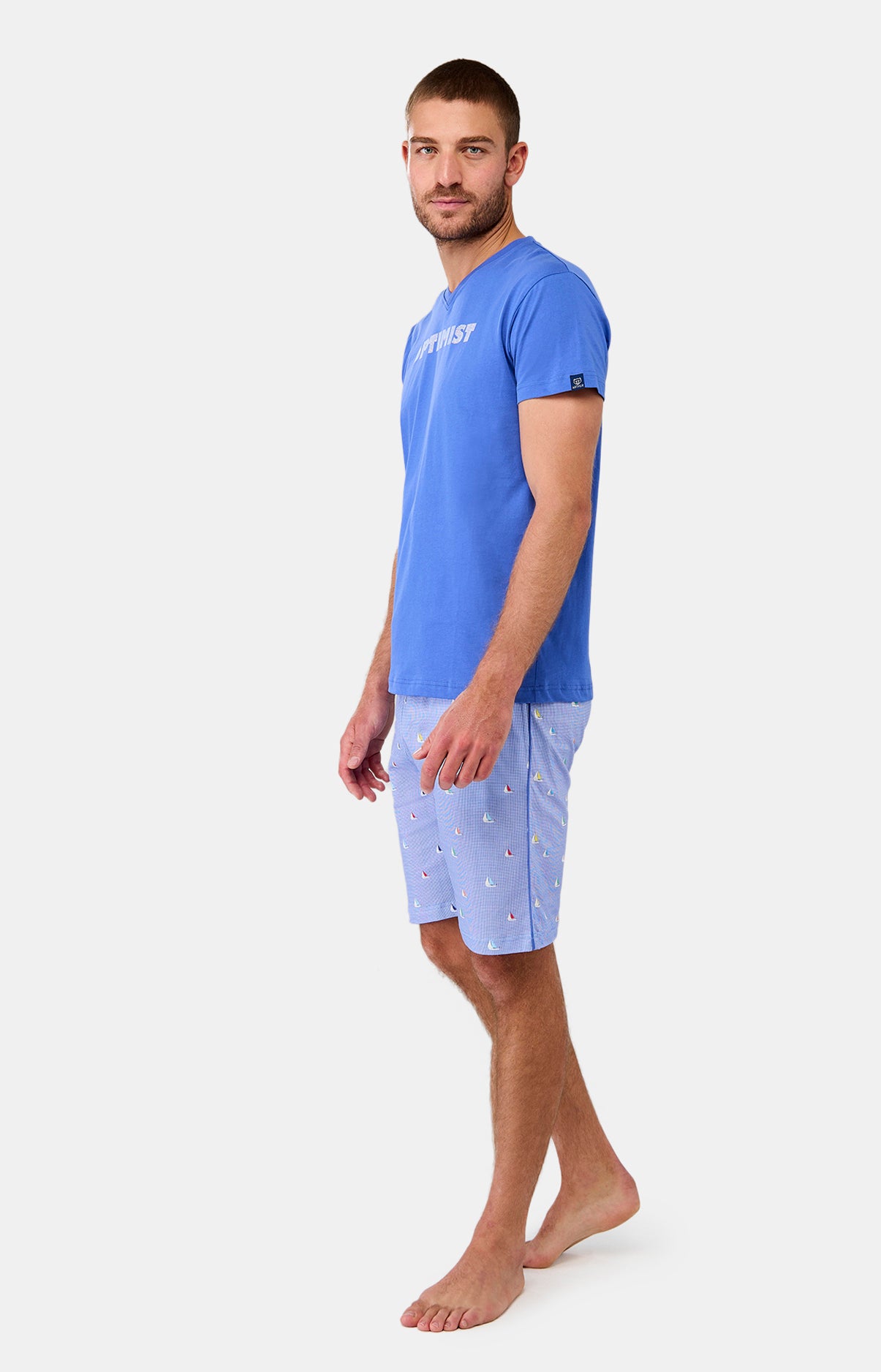 Pyjashort Homme Boat Bleu 12