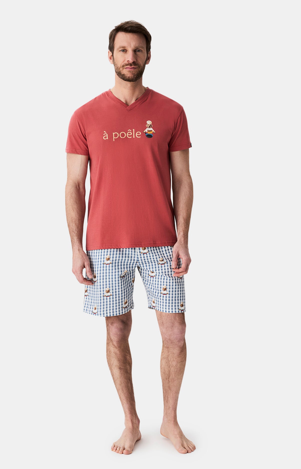 Pyjamas Homme A poêle GRIS 1
