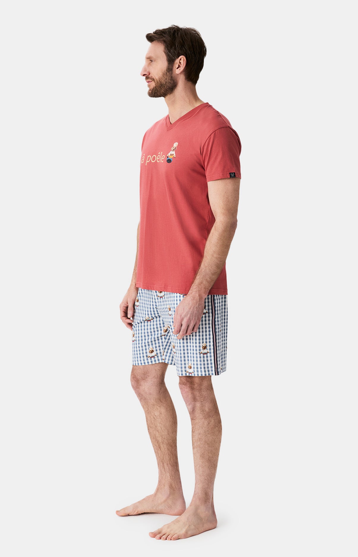 Pyjamas Homme A poêle GRIS 5