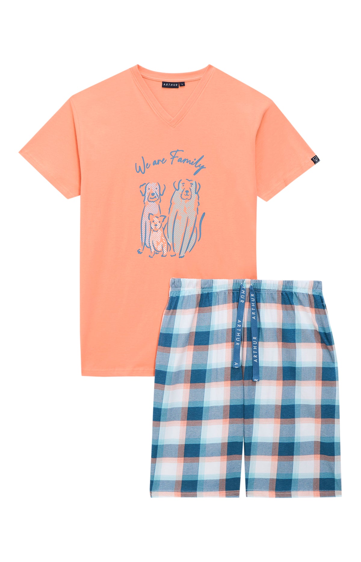 Pyjamas Homme We are family MULTICOLORE 3
