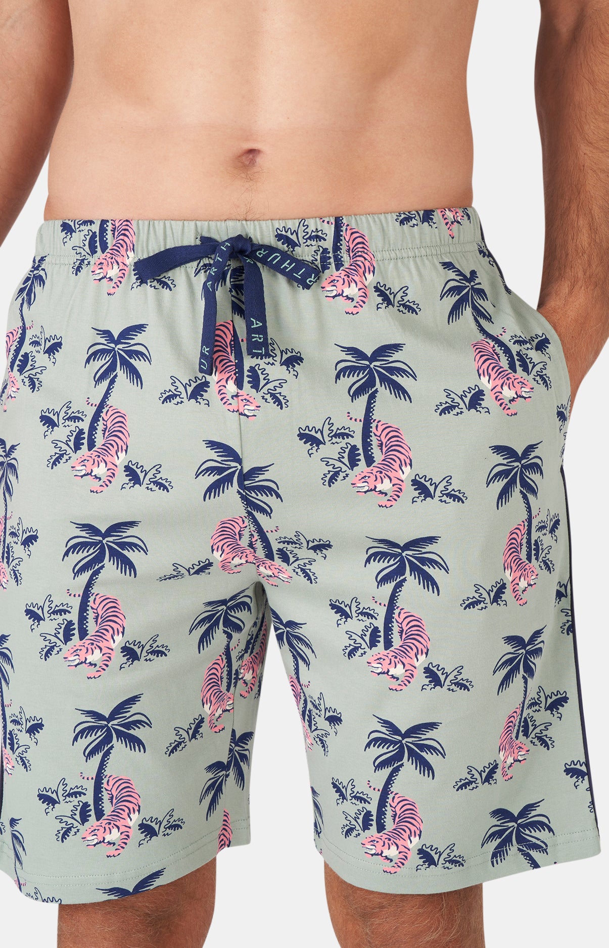 Pyjashort Homme Fauve qui Peut Vert 12