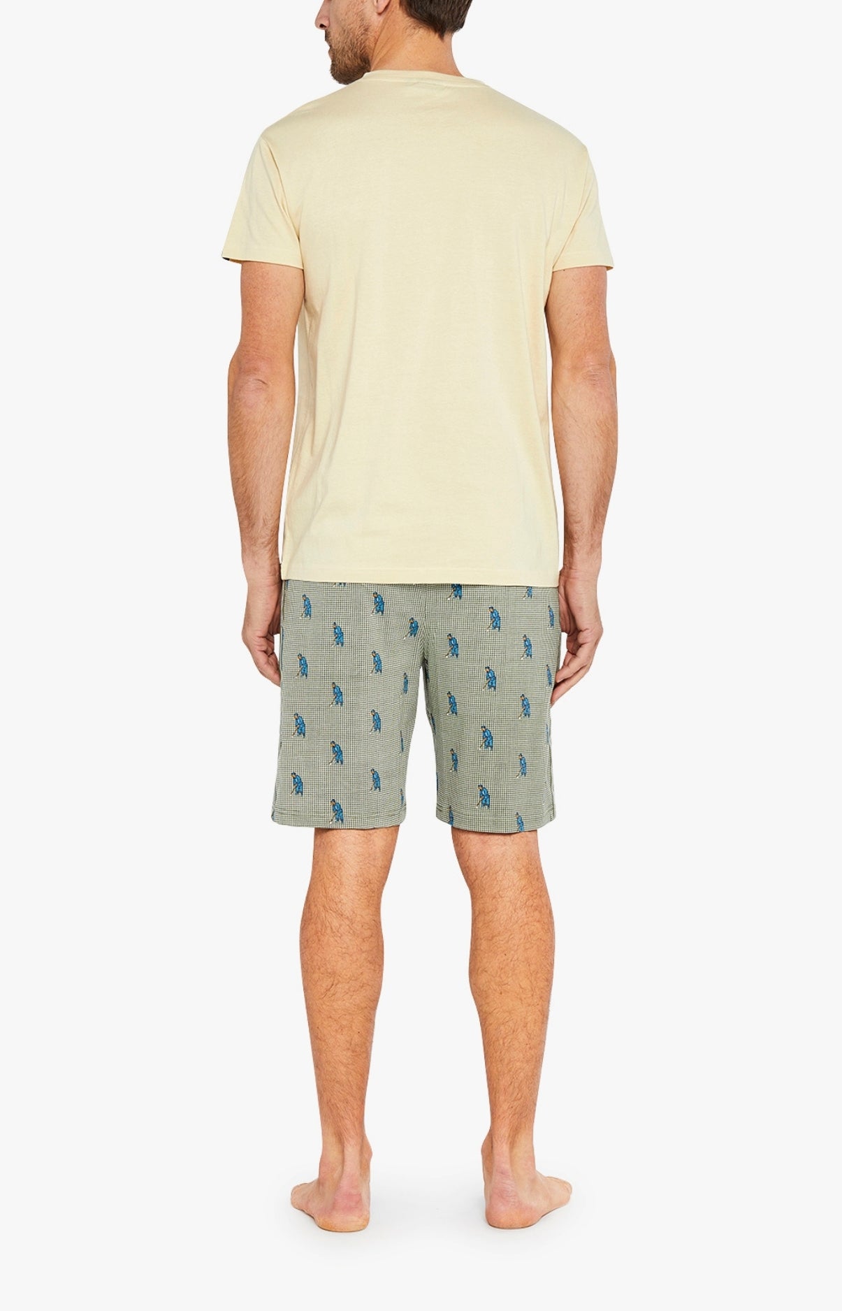Pyjashort Homme Night Clubber Vert 4