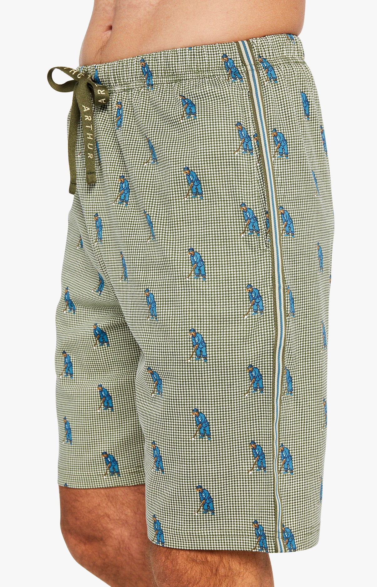 Pyjashort Homme Night Clubber Vert 6