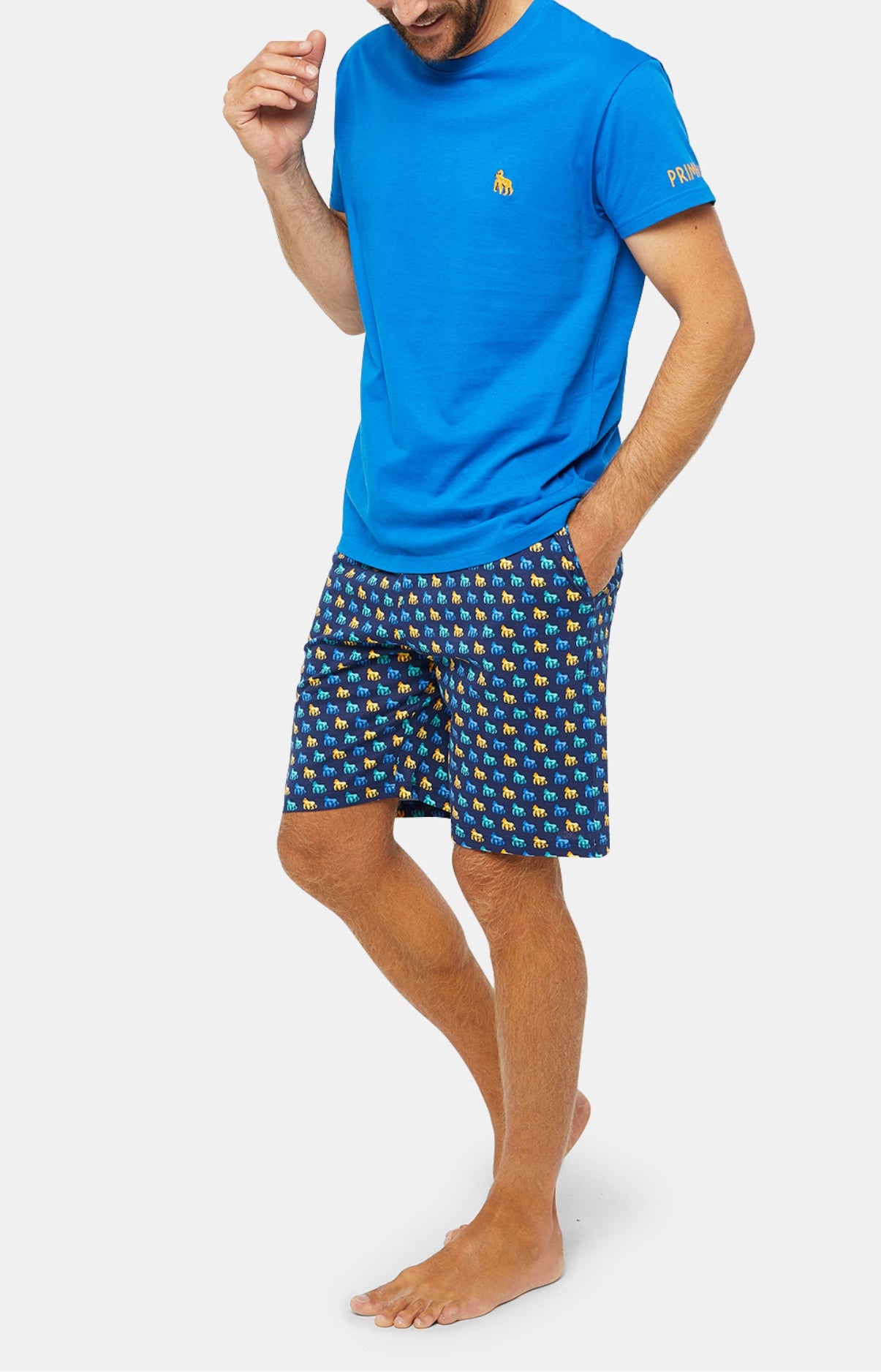 Pyjashort Homme Gorille Multicolore 2