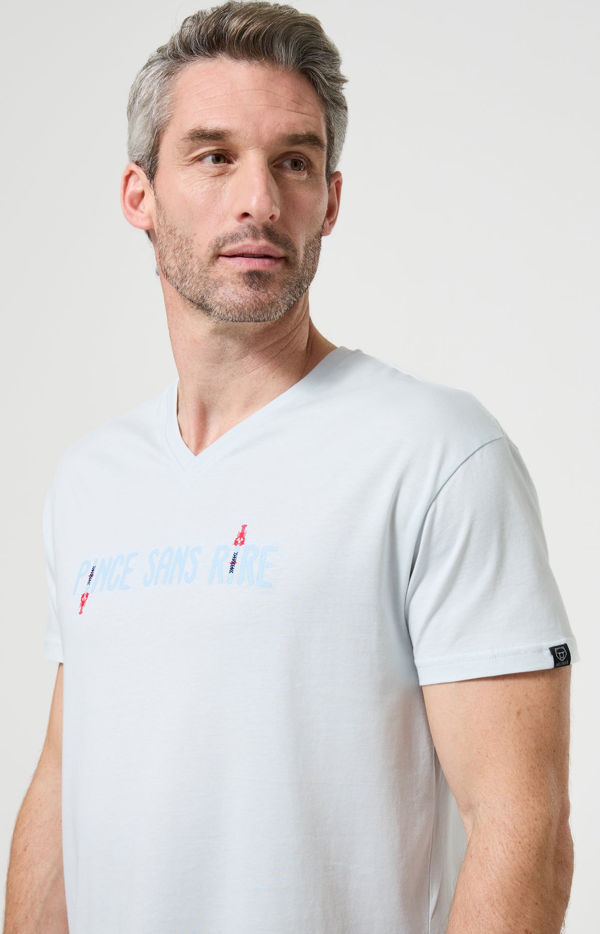 Pyjama Homme Pince sans rire Manches courtes Imprimé homards et signes tribaux 2