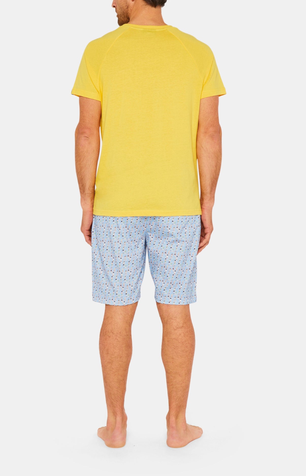 Pyjashort Homme Marathon Bleu 4