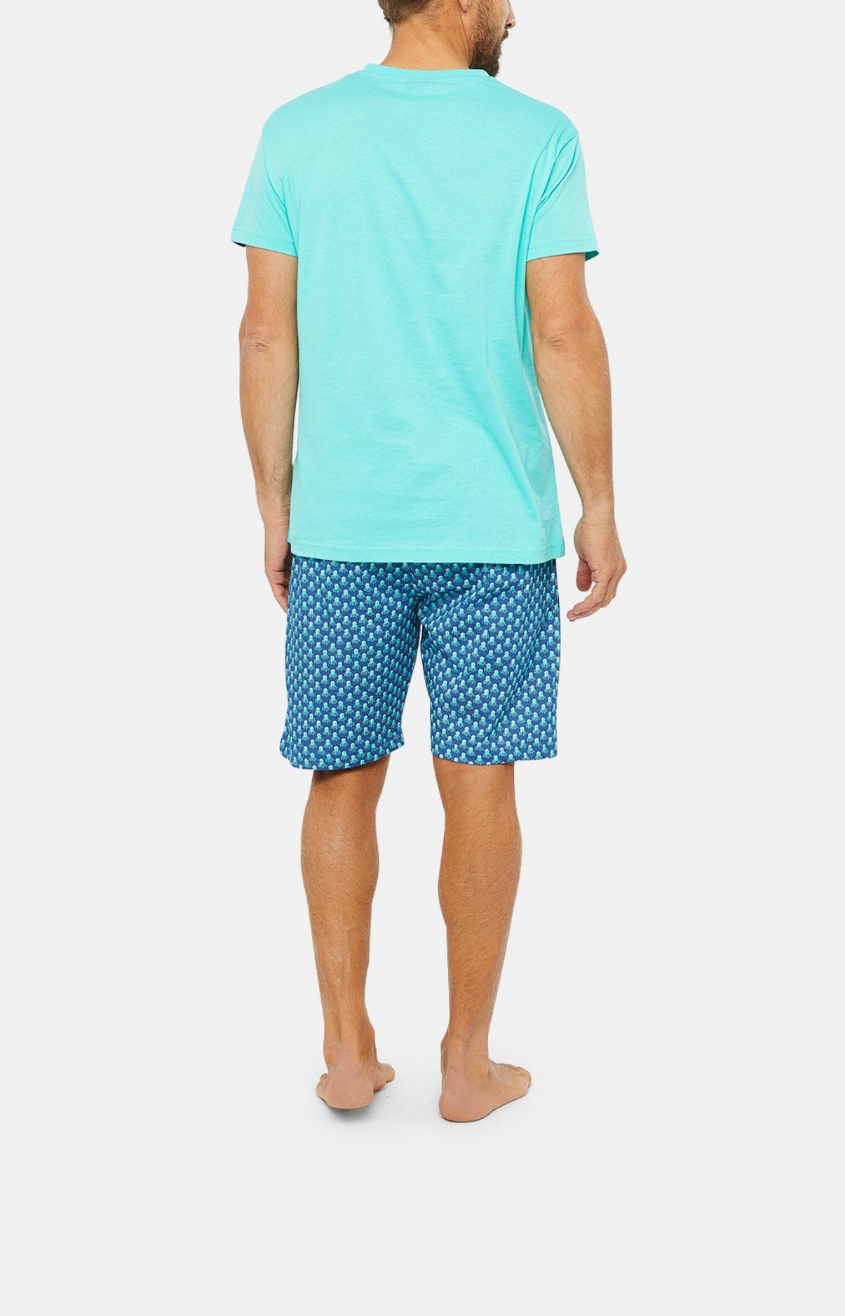 Pyjashort Homme Poulpe Fiction Vert 6