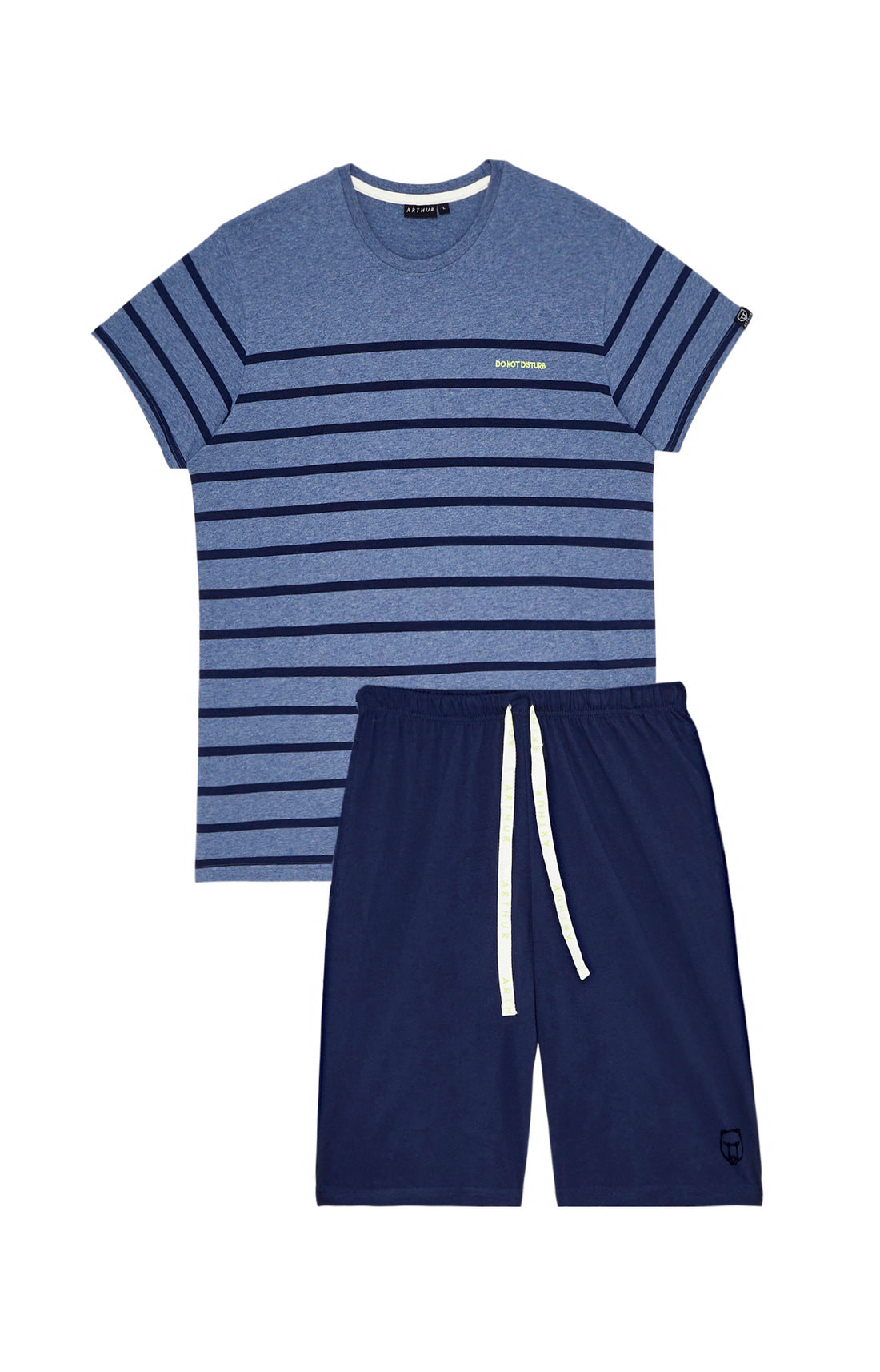 Pyjashort Homme Do not Disturb Bleu 3