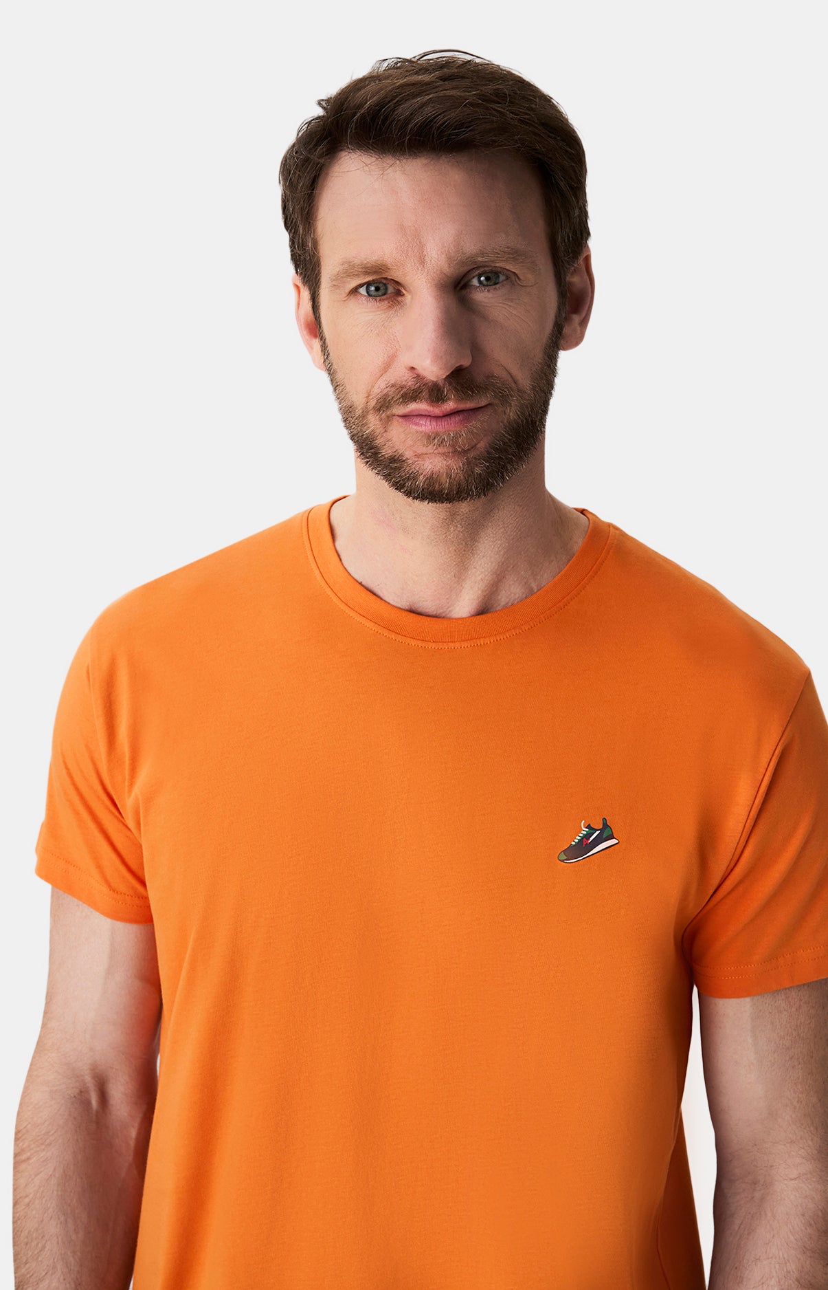 Pyjashort Homme Sneakers Orange 4