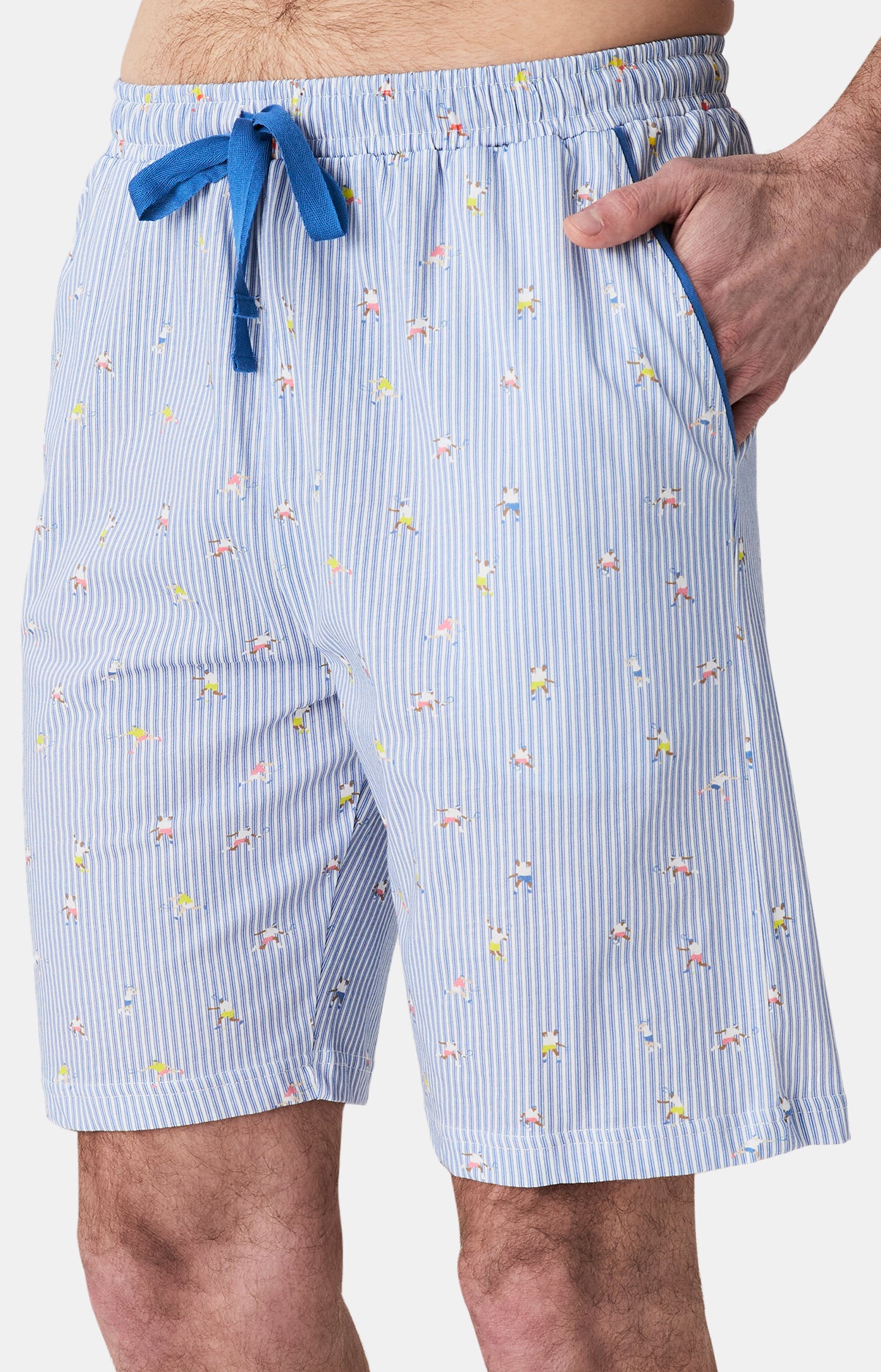 Pyjashort Roland Garros Bleu Homme 4