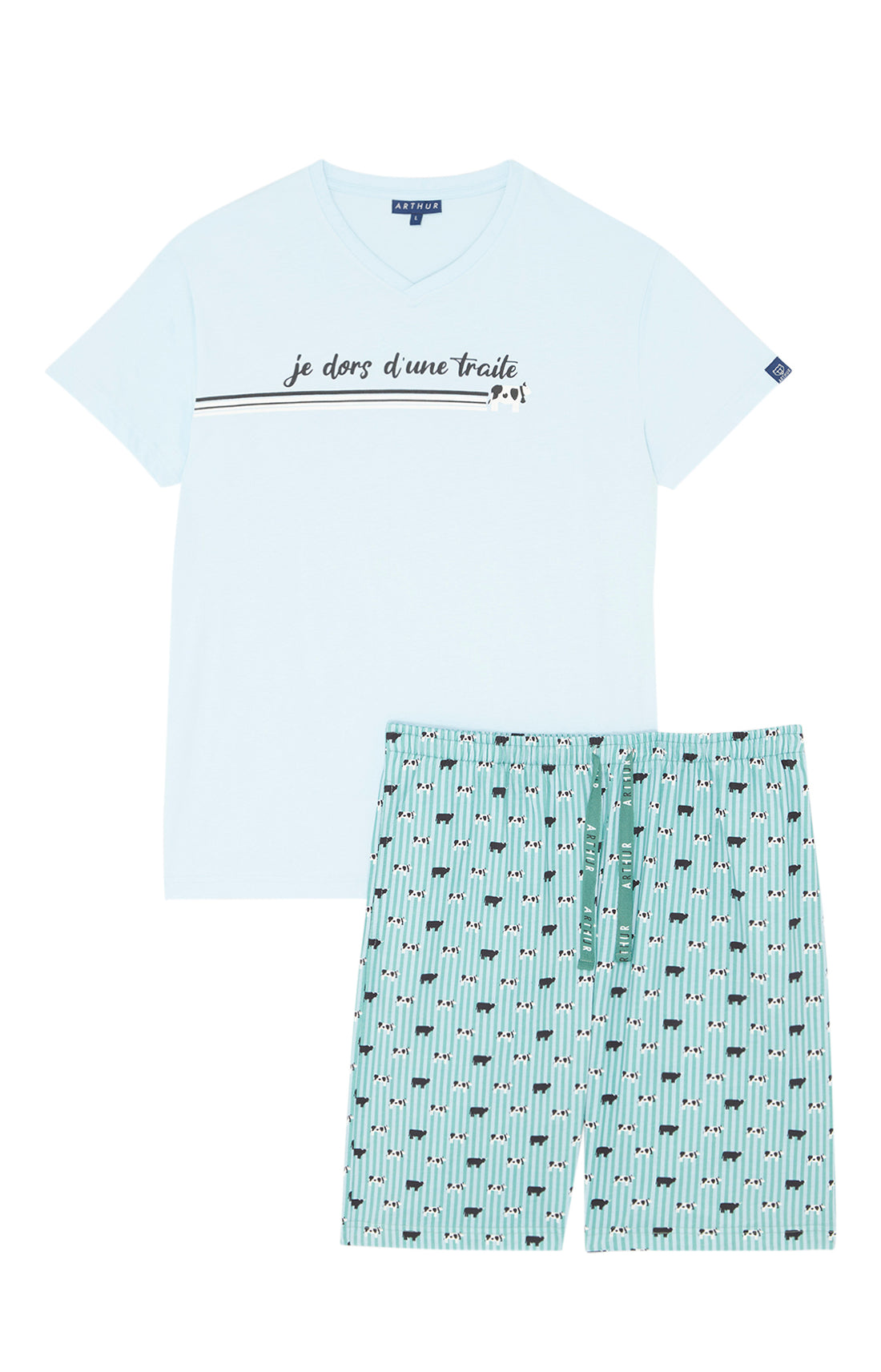 Pyjashort Homme Meeuuh Vert 3