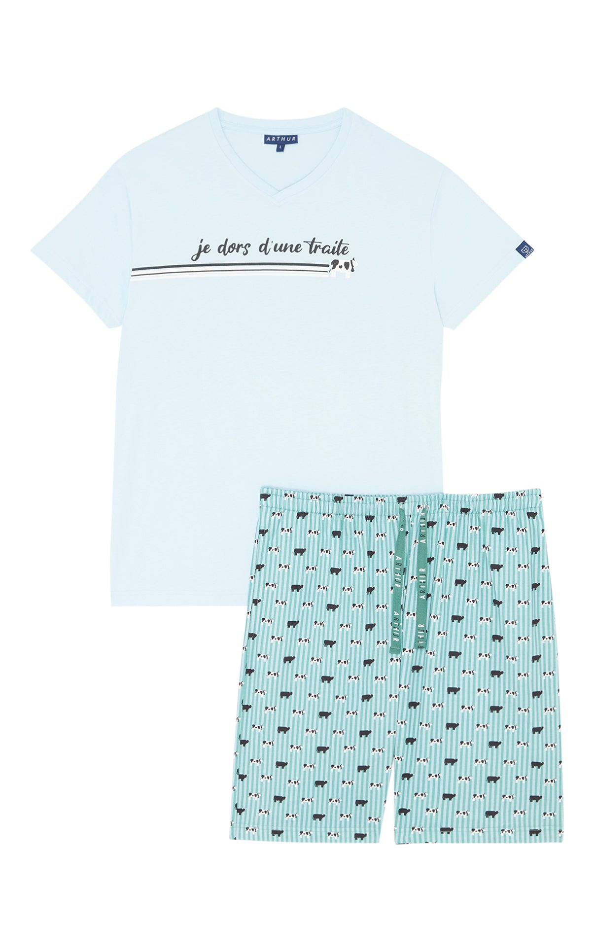 Pyjashort Homme Meeuuh Vert 3