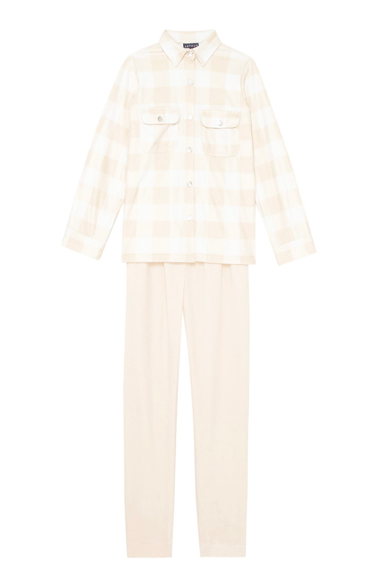 Pyjama long Femme polaire Rose 3