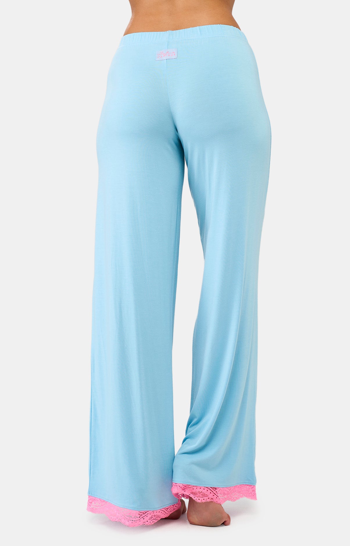 Pantalon Femme Turquoise Bleu 6