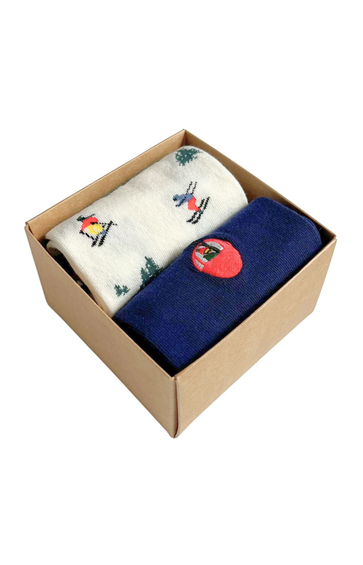 Pack 2 chaussettes Homme Thé Lit Ski Marine 1