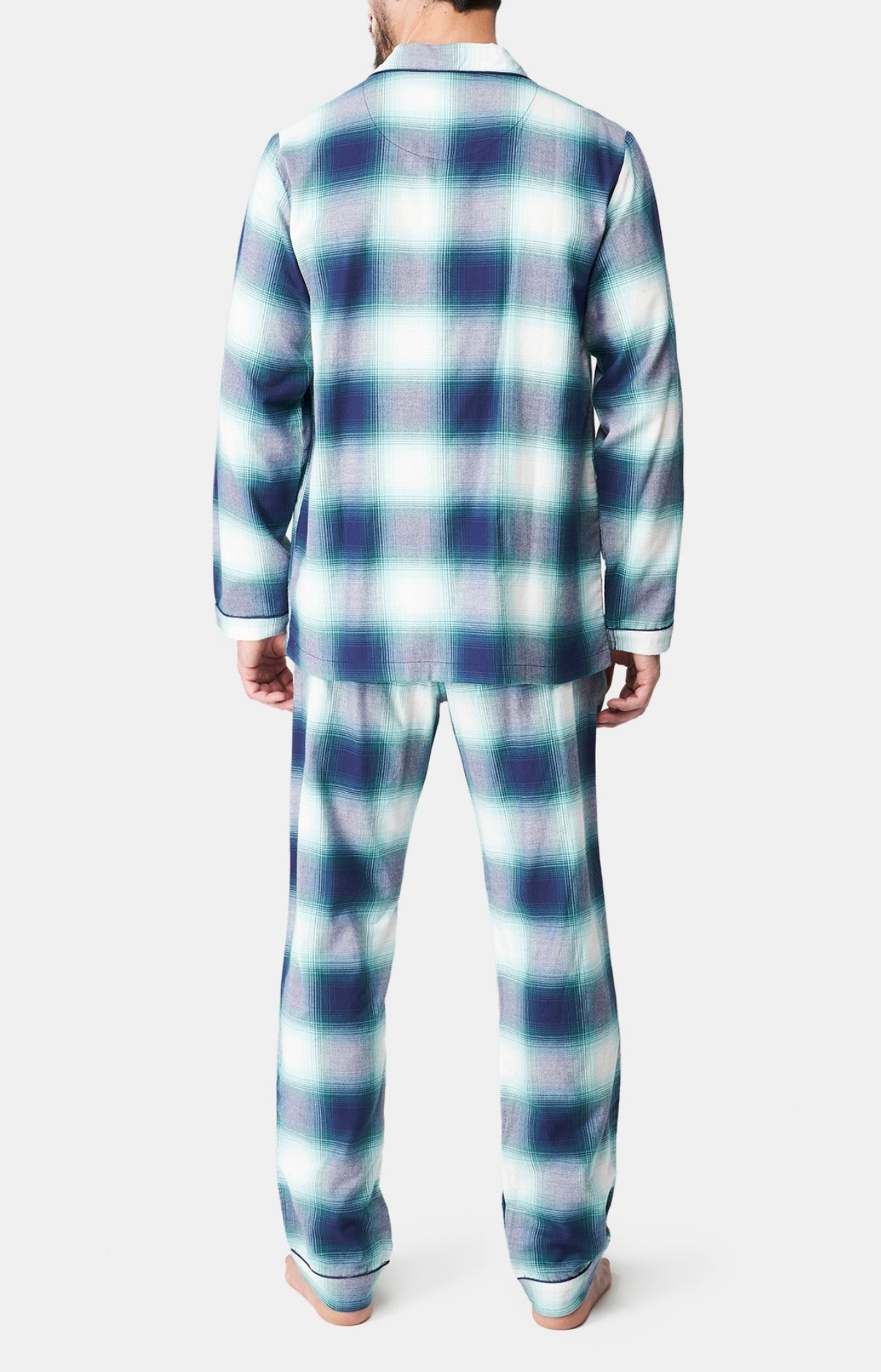 Pyjama long boutonné Femme Liam Marine 5