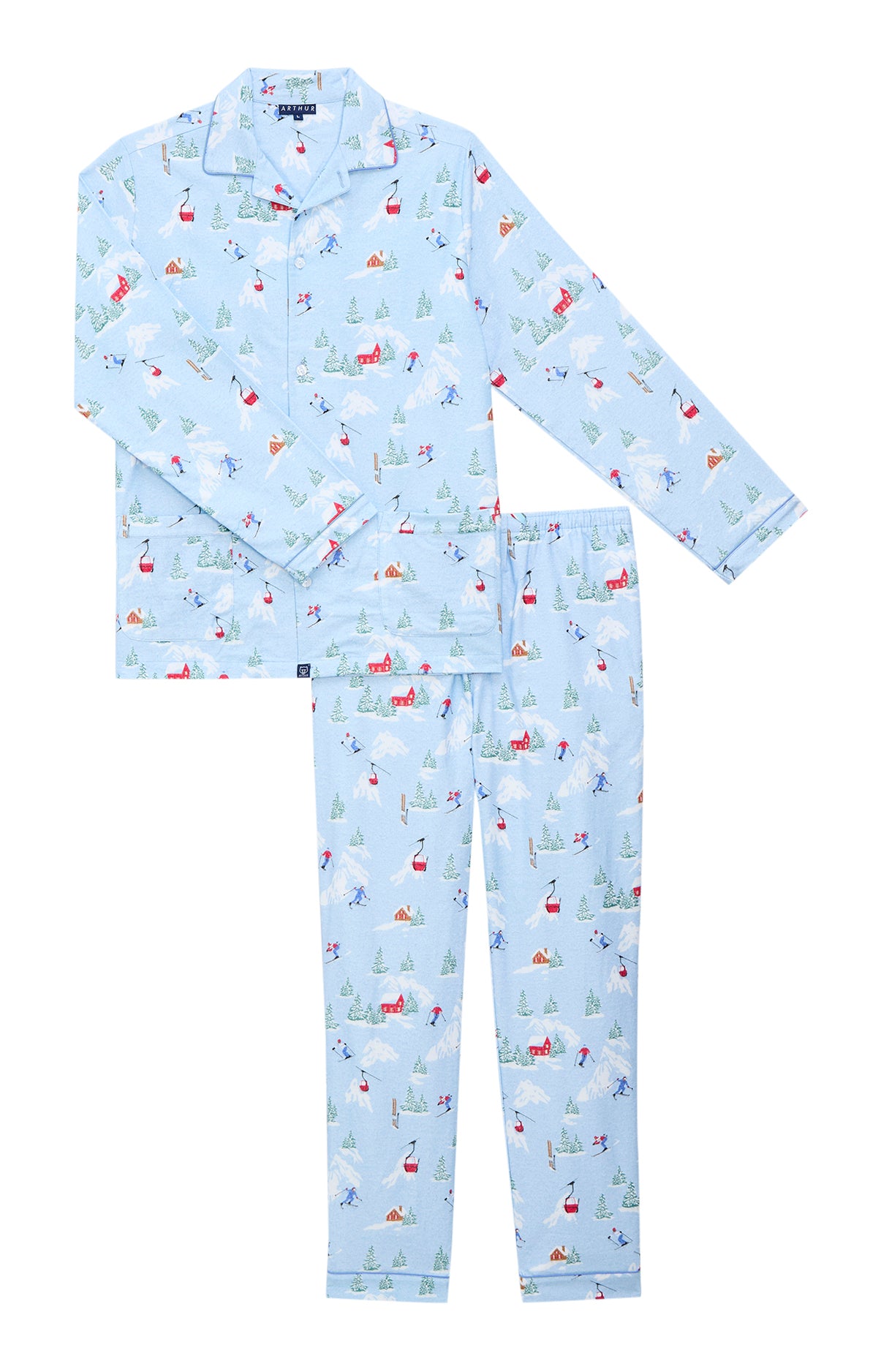 Pyjamas Homme Noël en altitude CIEL 3