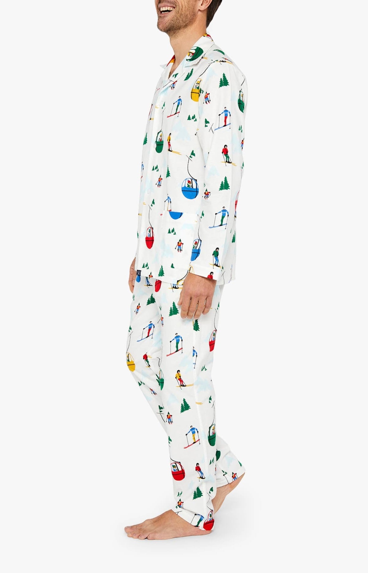 Pyjama boutonné Enfant Mont Pyjama Blanc 1