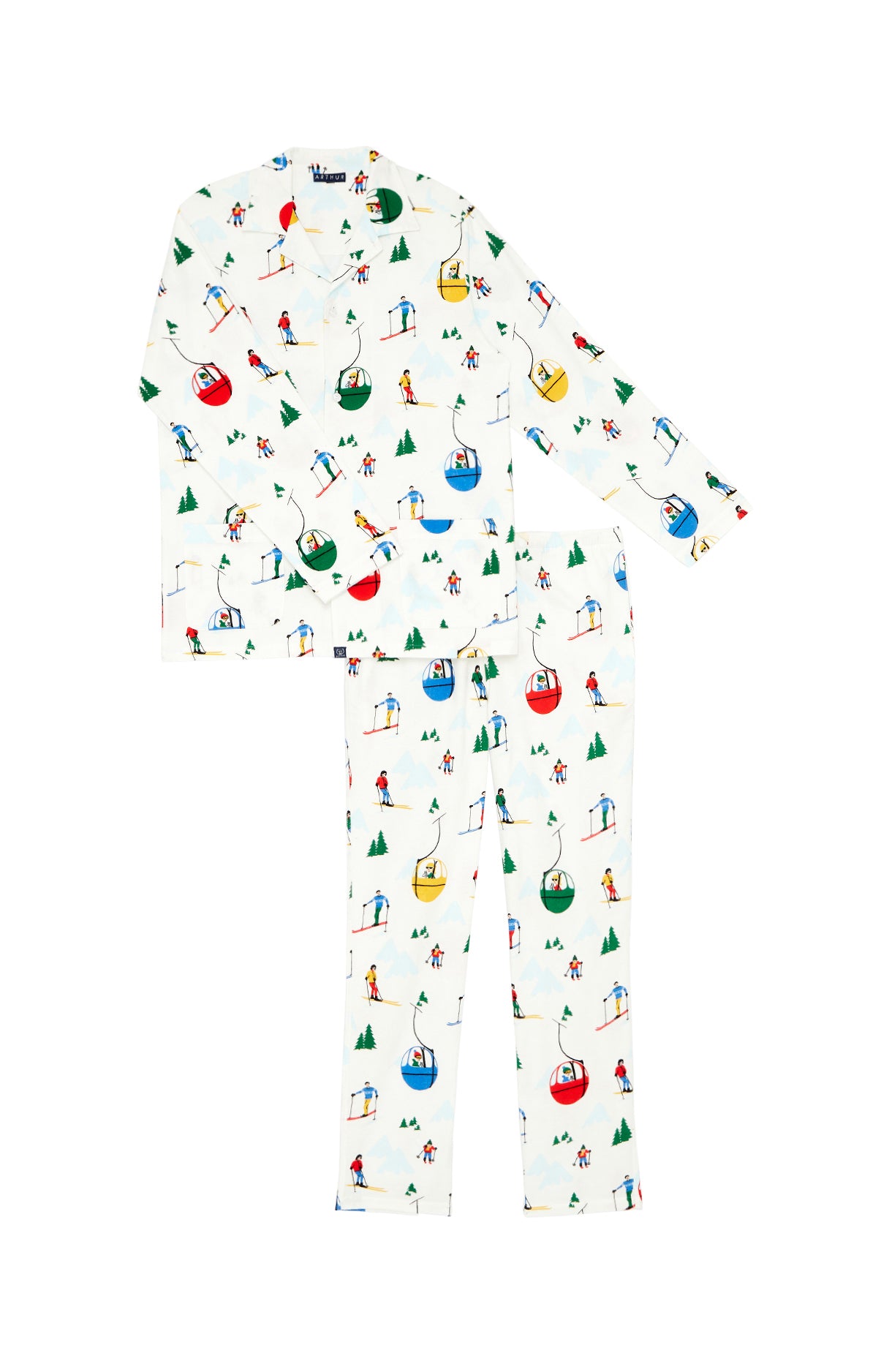 Pyjama boutonné Homme Mont Pyjama Multicolore 2