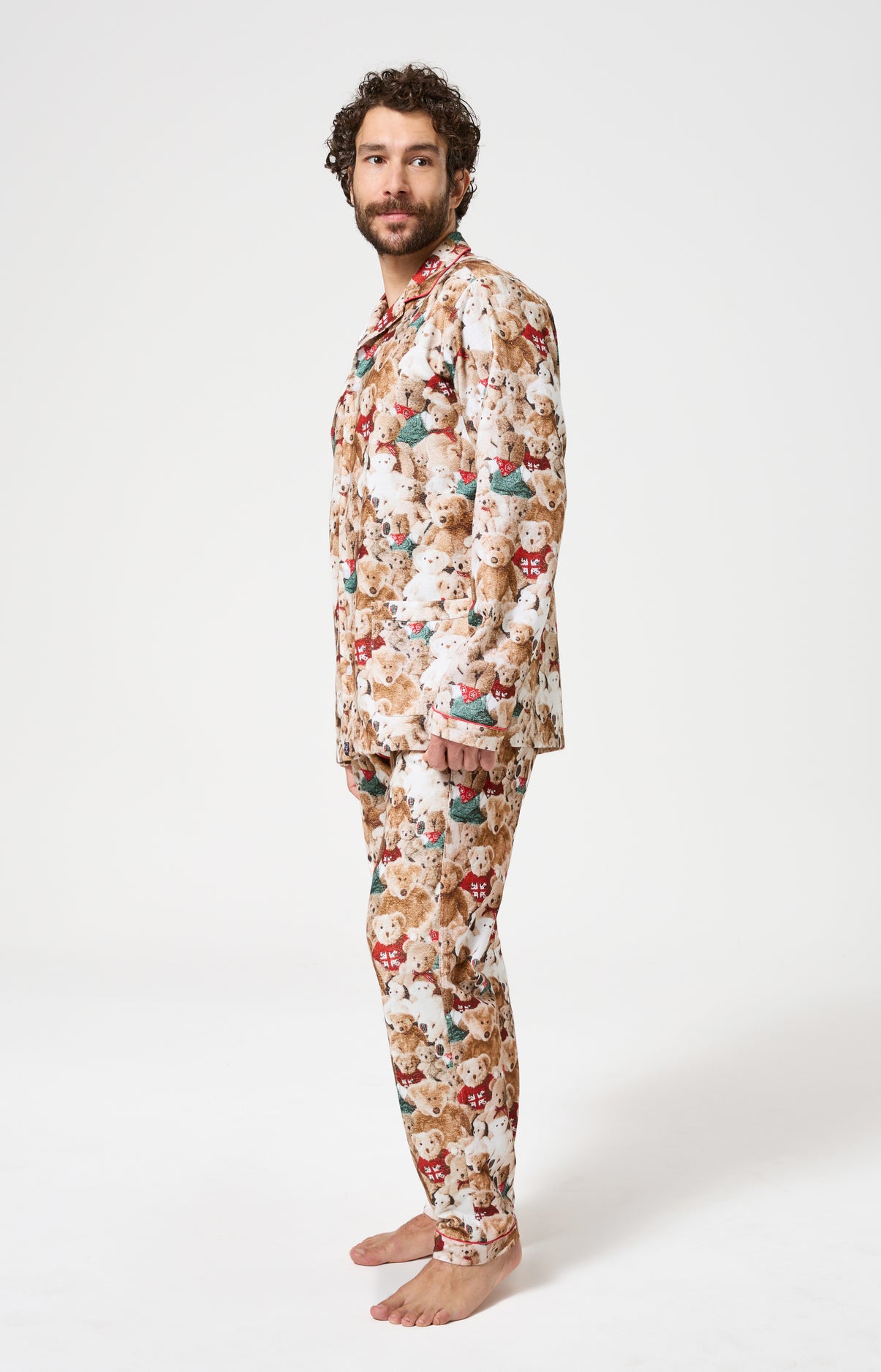 Pyjama chaud homme ours teddy 4