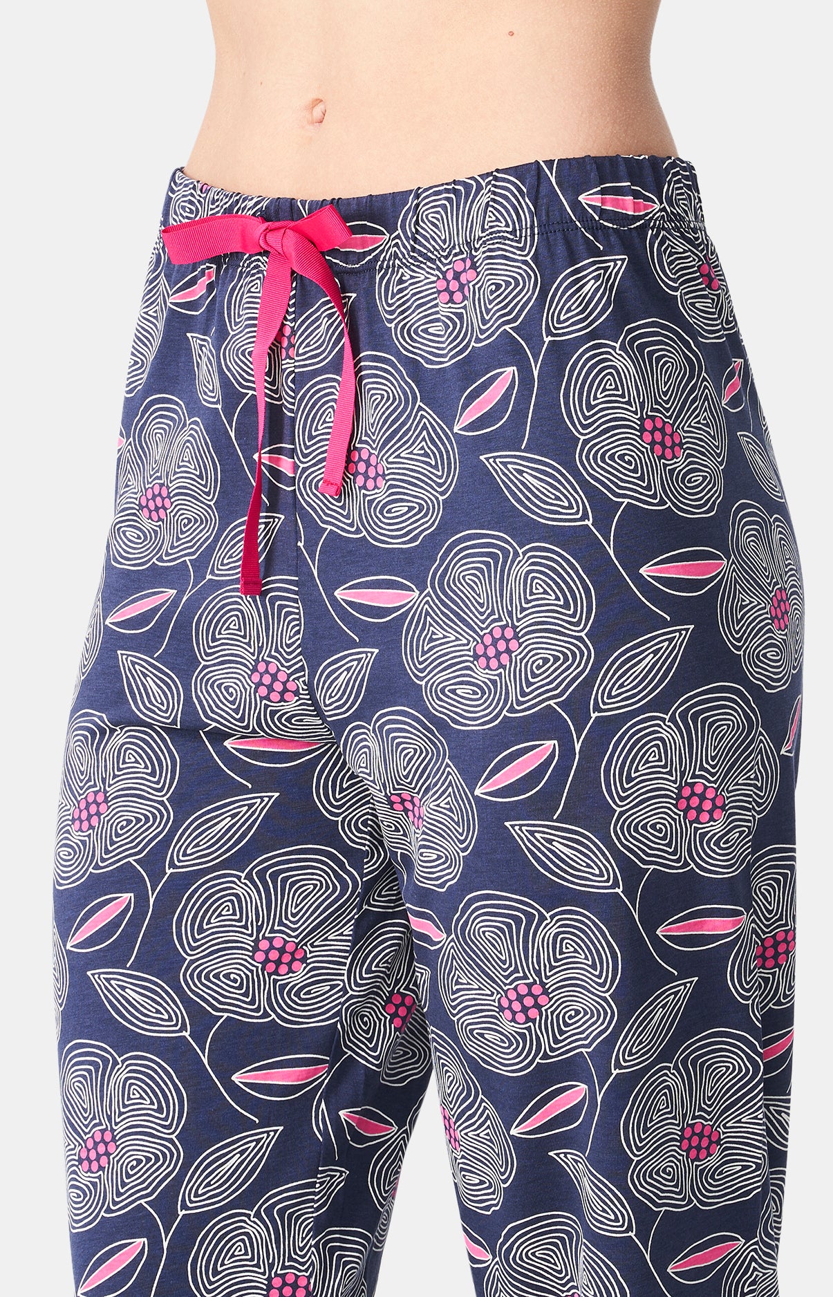 Pyjama long boutonné Femme Anémone Marine 6