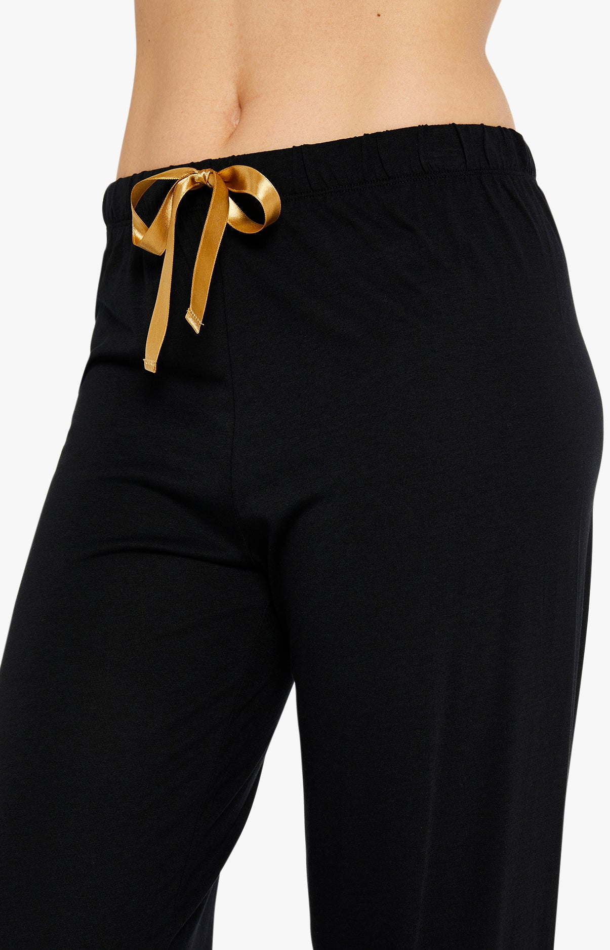 Pyjama long boutonné Femme Tradi Noir 6