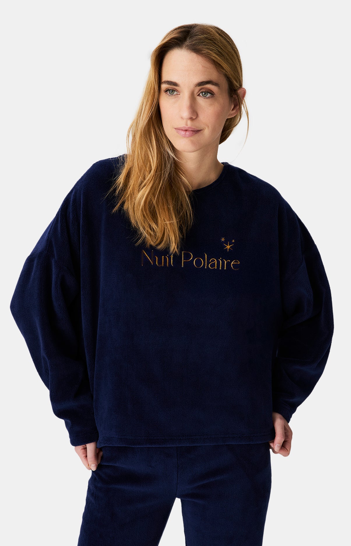Pyjamas Femme Nuit Polaire MARINE 2
