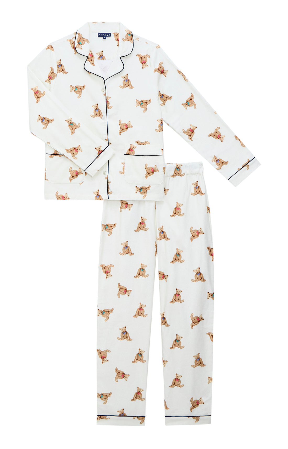 Pyjamas Femme Old Teddy IVOIRE 3