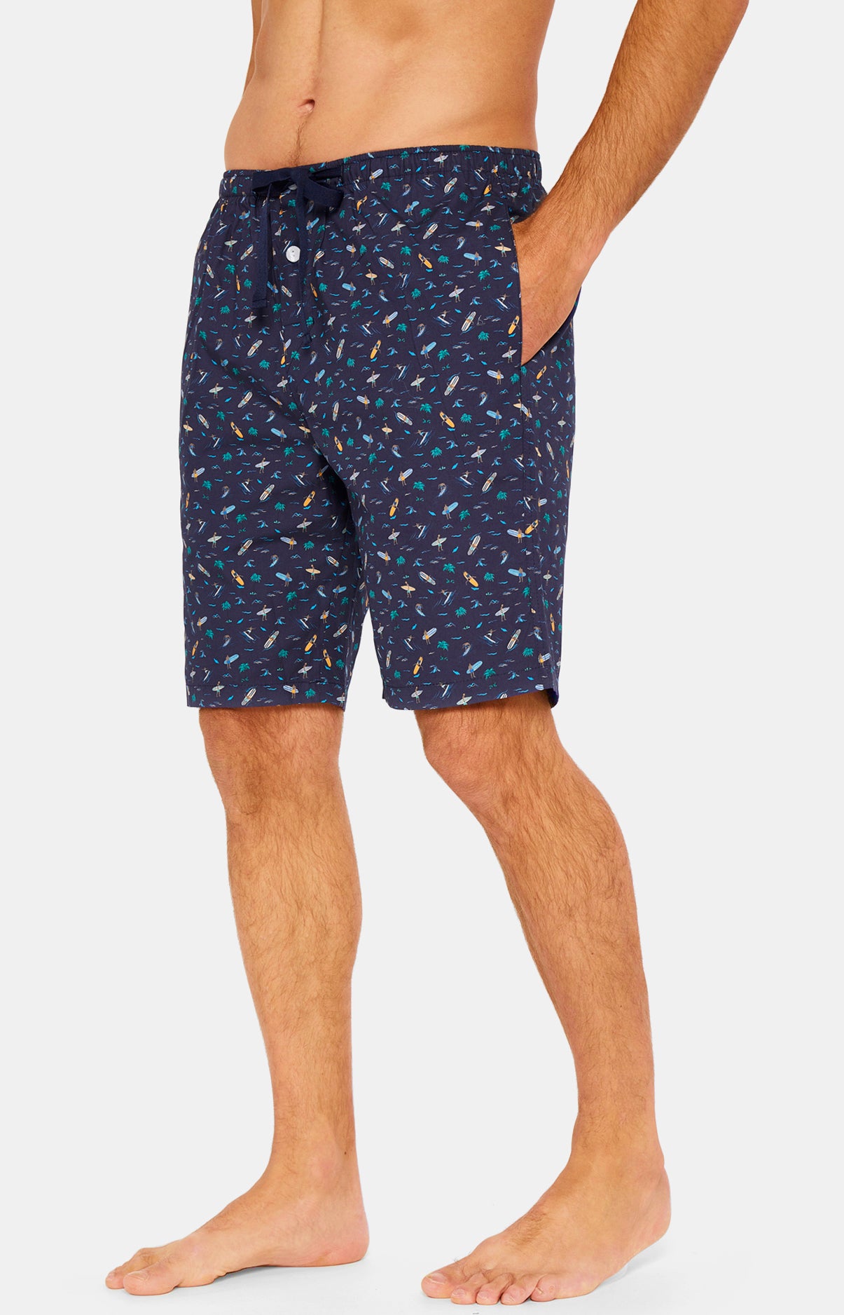 Pyjashort boutonné Homme California Marine 6