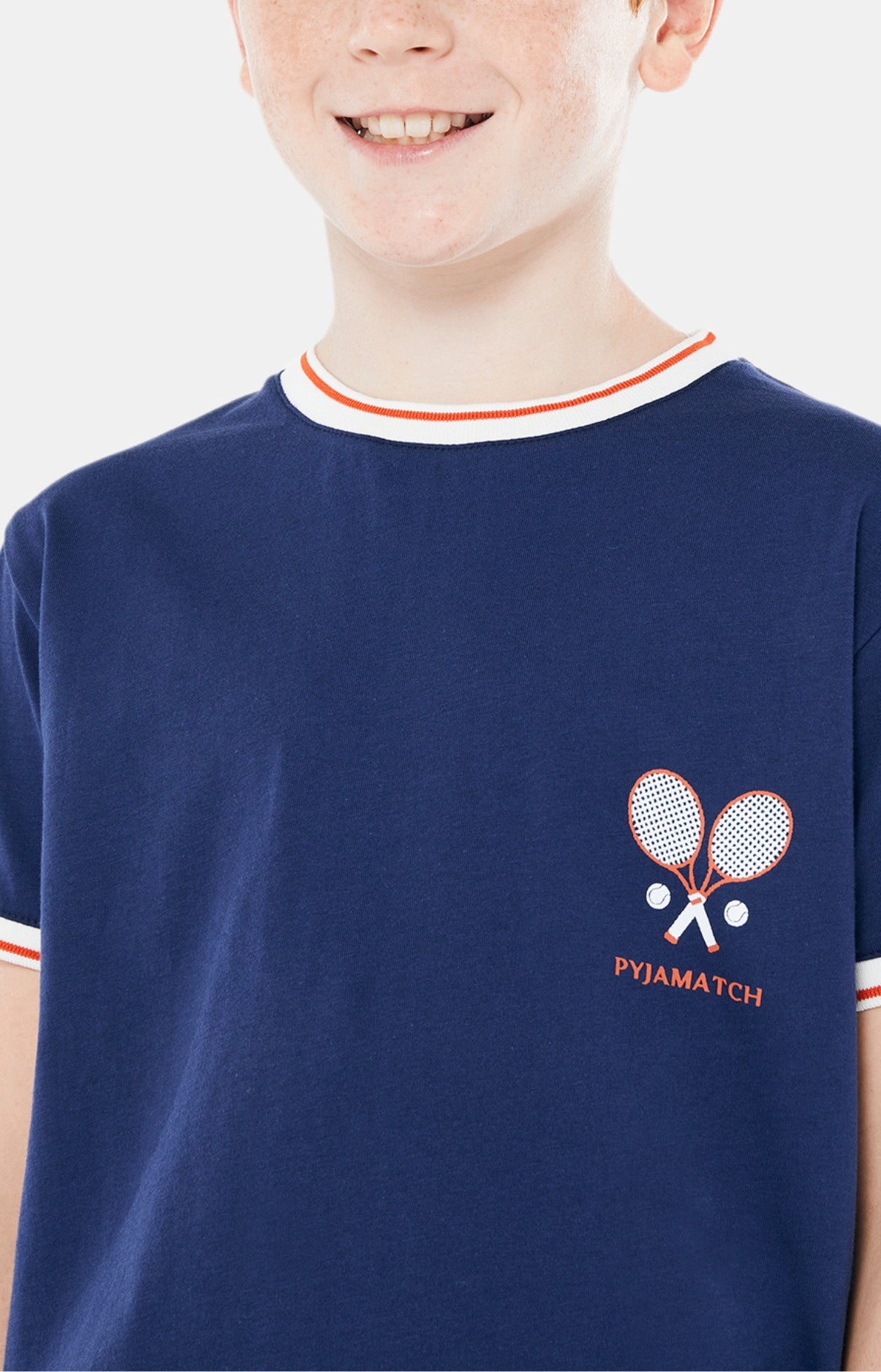 Pyjamatch Enfant Roland Garros Blanc et Ivoire 2