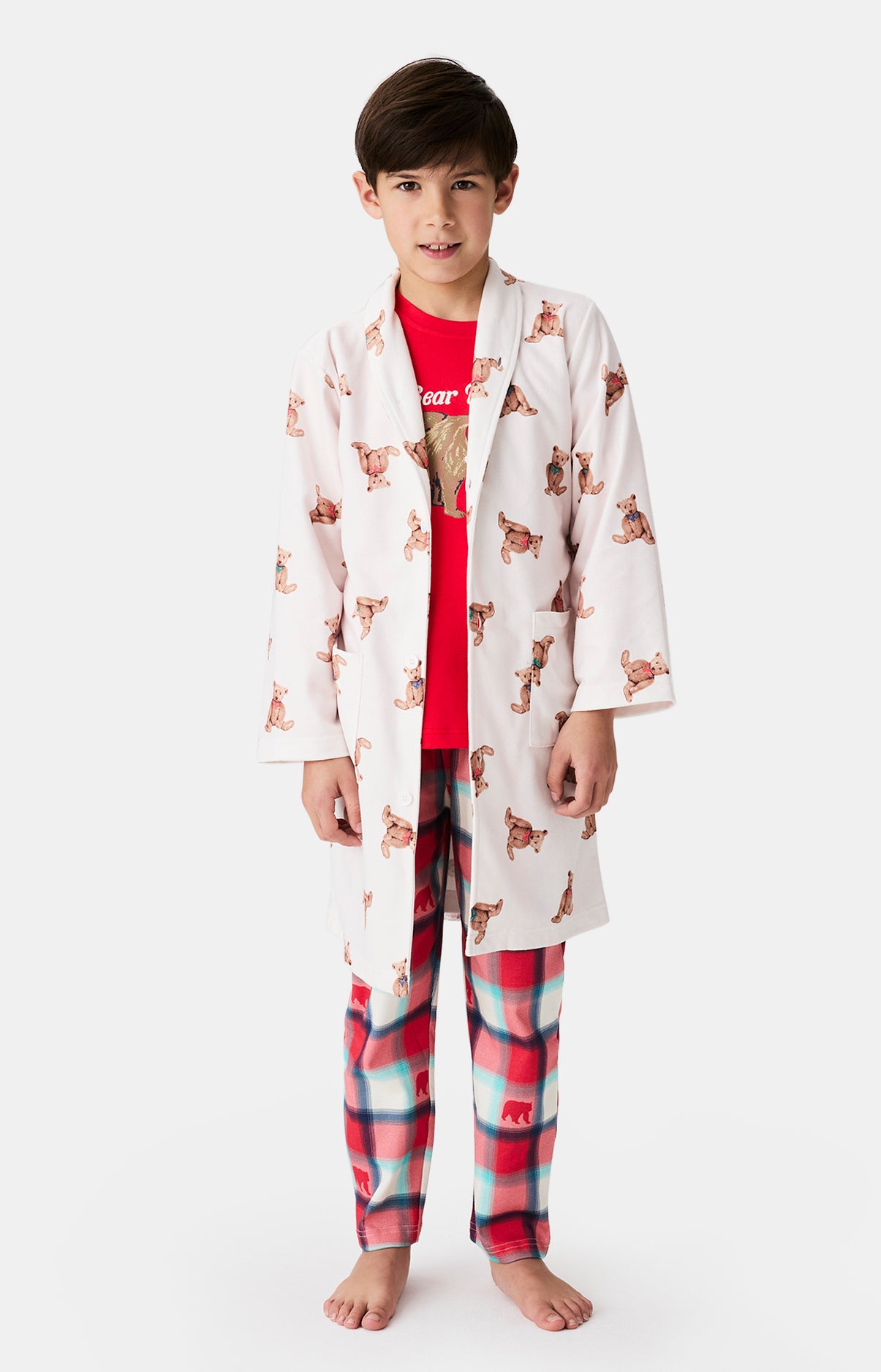 Robes de Chambre enfant Old Teddy IVOIRE 2