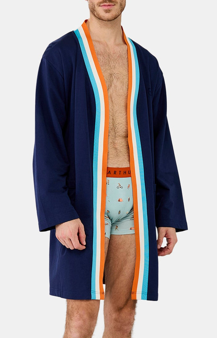 Robe de chambre Homme Marine 5