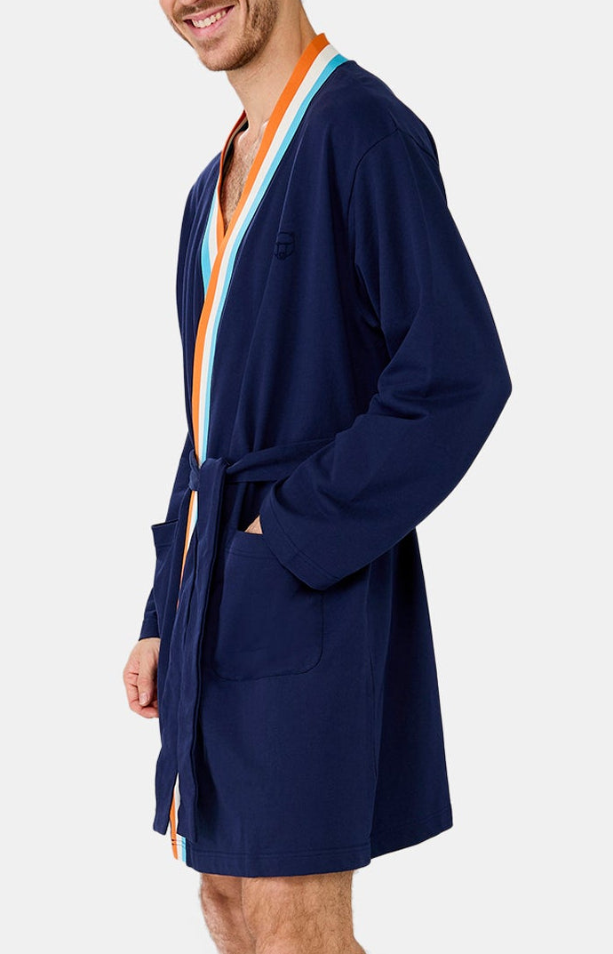 Robe de chambre Homme Marine 2