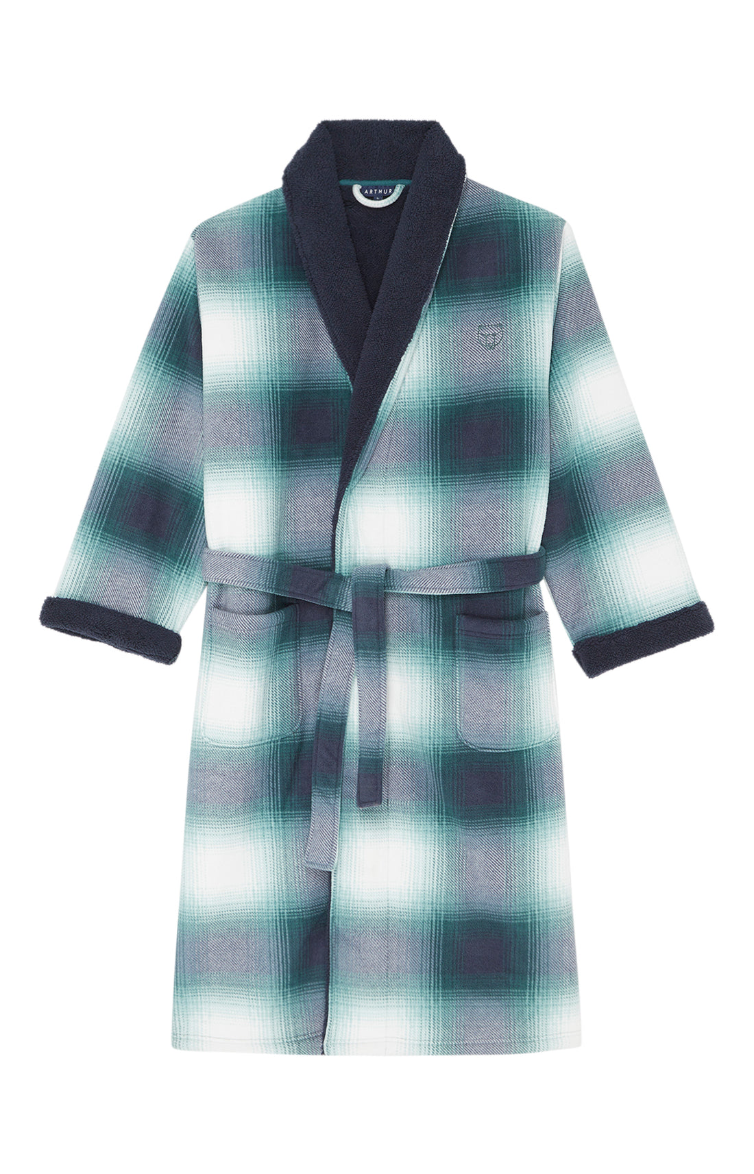 Robe de Chambre Femme polaire Liam Marine 3