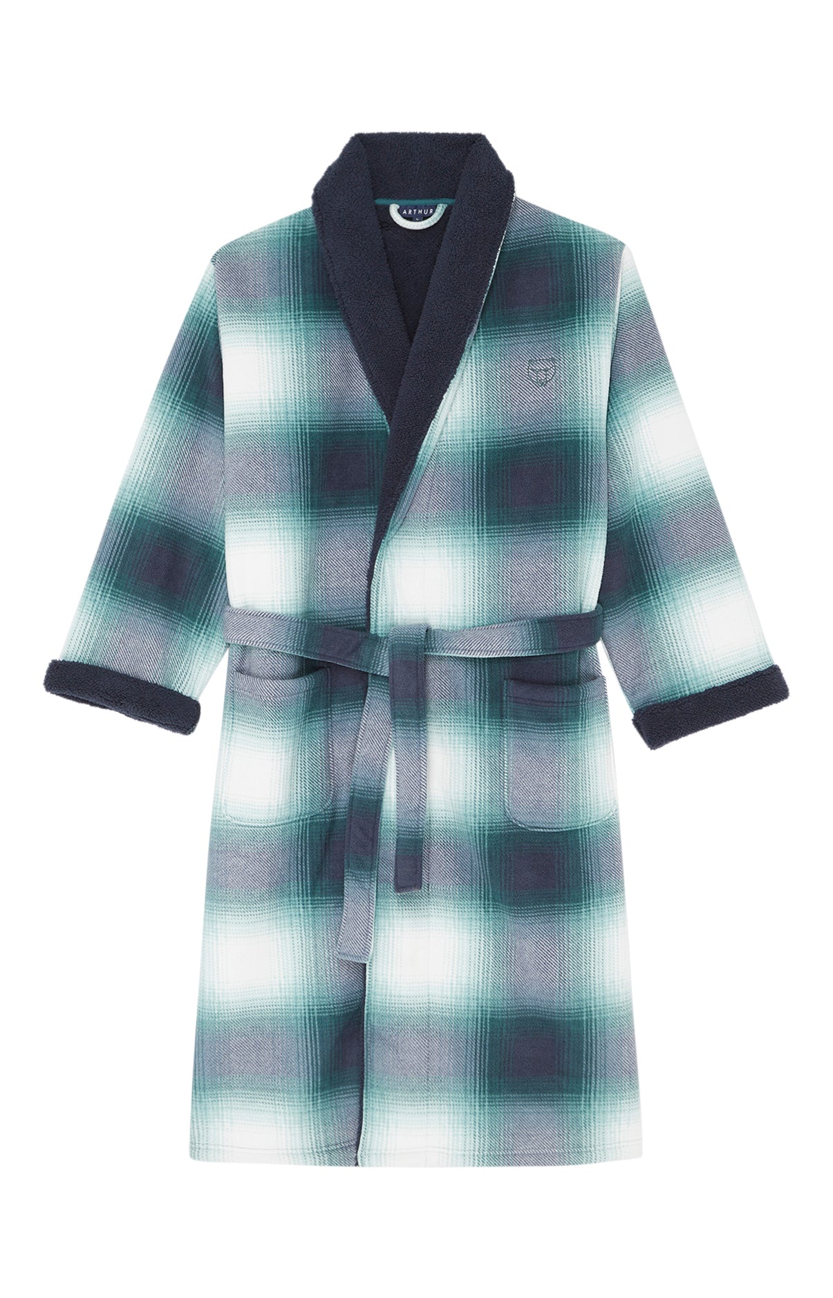 Robe de Chambre Femme polaire Liam Marine 3